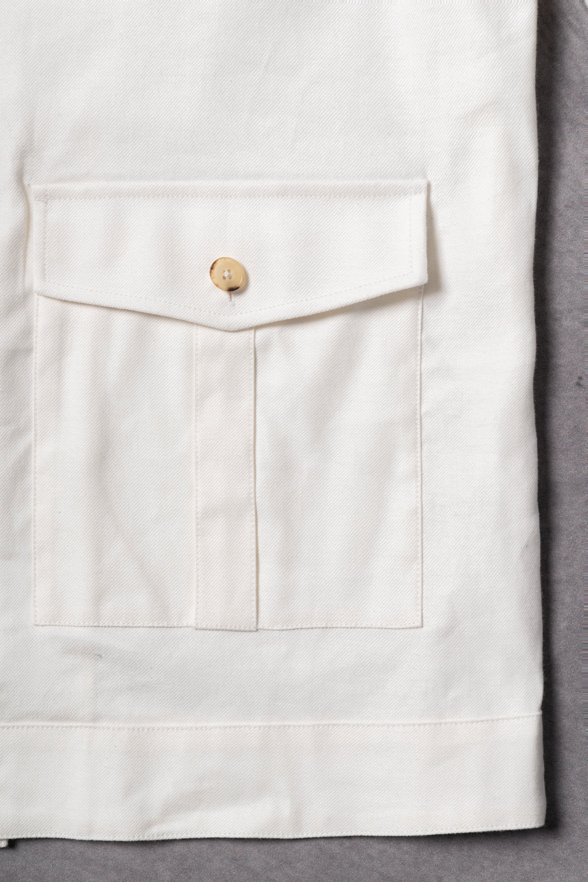 Beige Cotton Linen Blouson Jacket