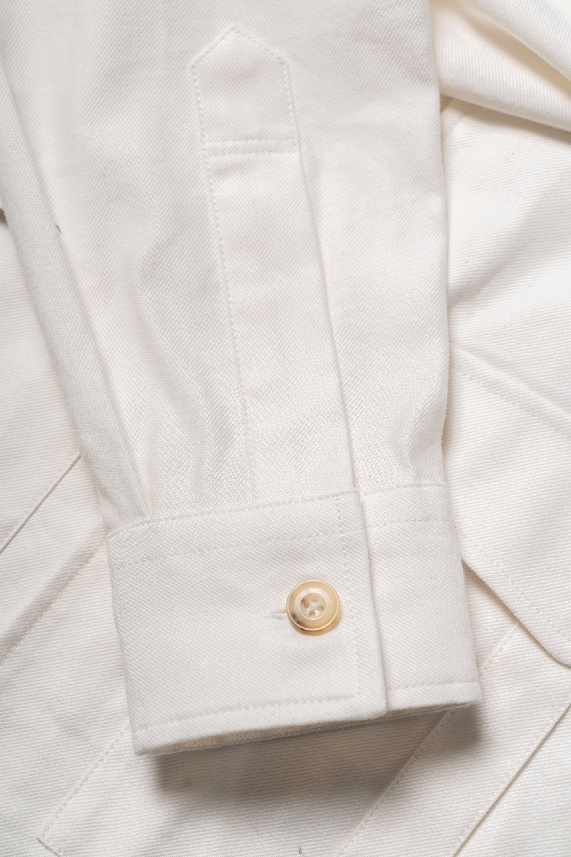 Beige Cotton Linen Blouson Jacket