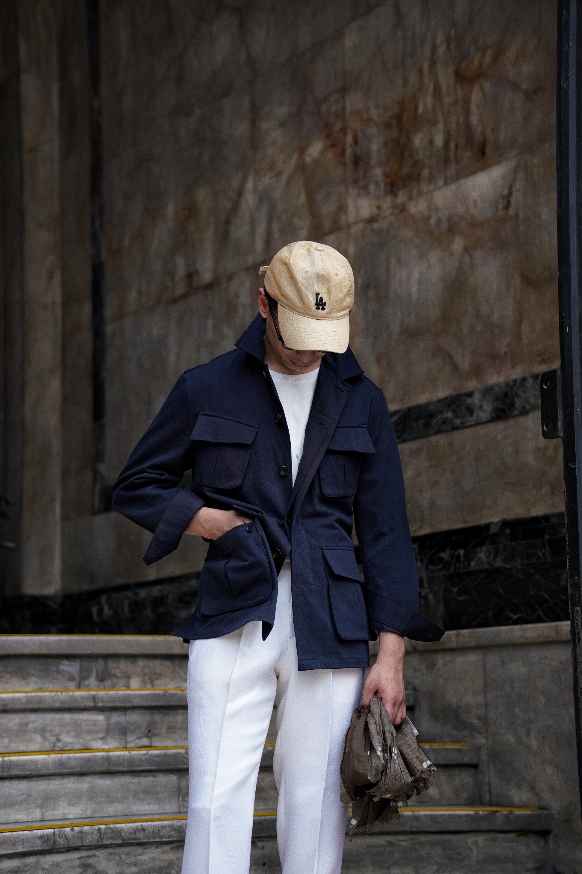 Navy Supima Cotton M42 Jacket
