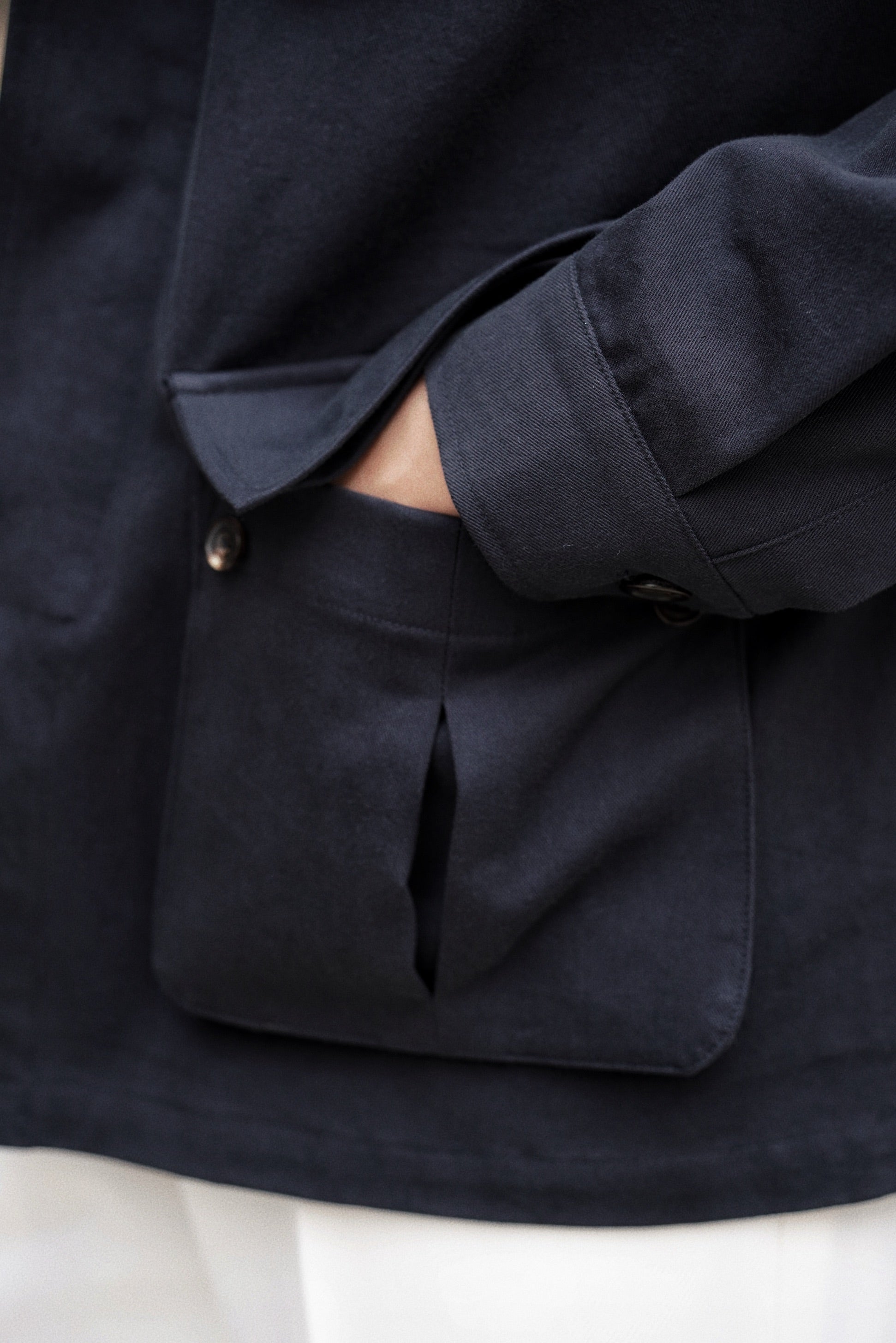 Navy Supima Cotton M42 Jacket