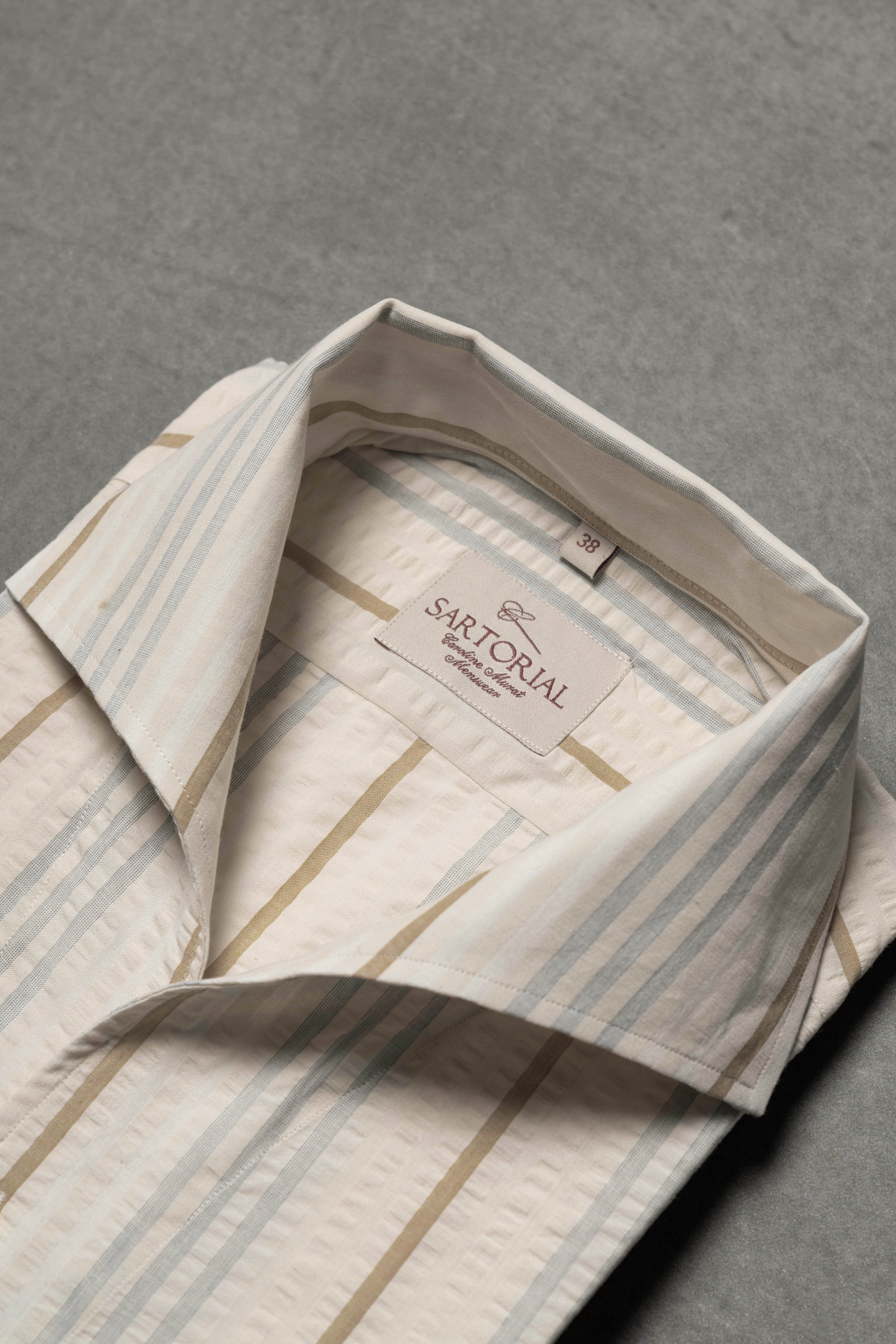 MTO Multi-stripe Seersucker Shirt