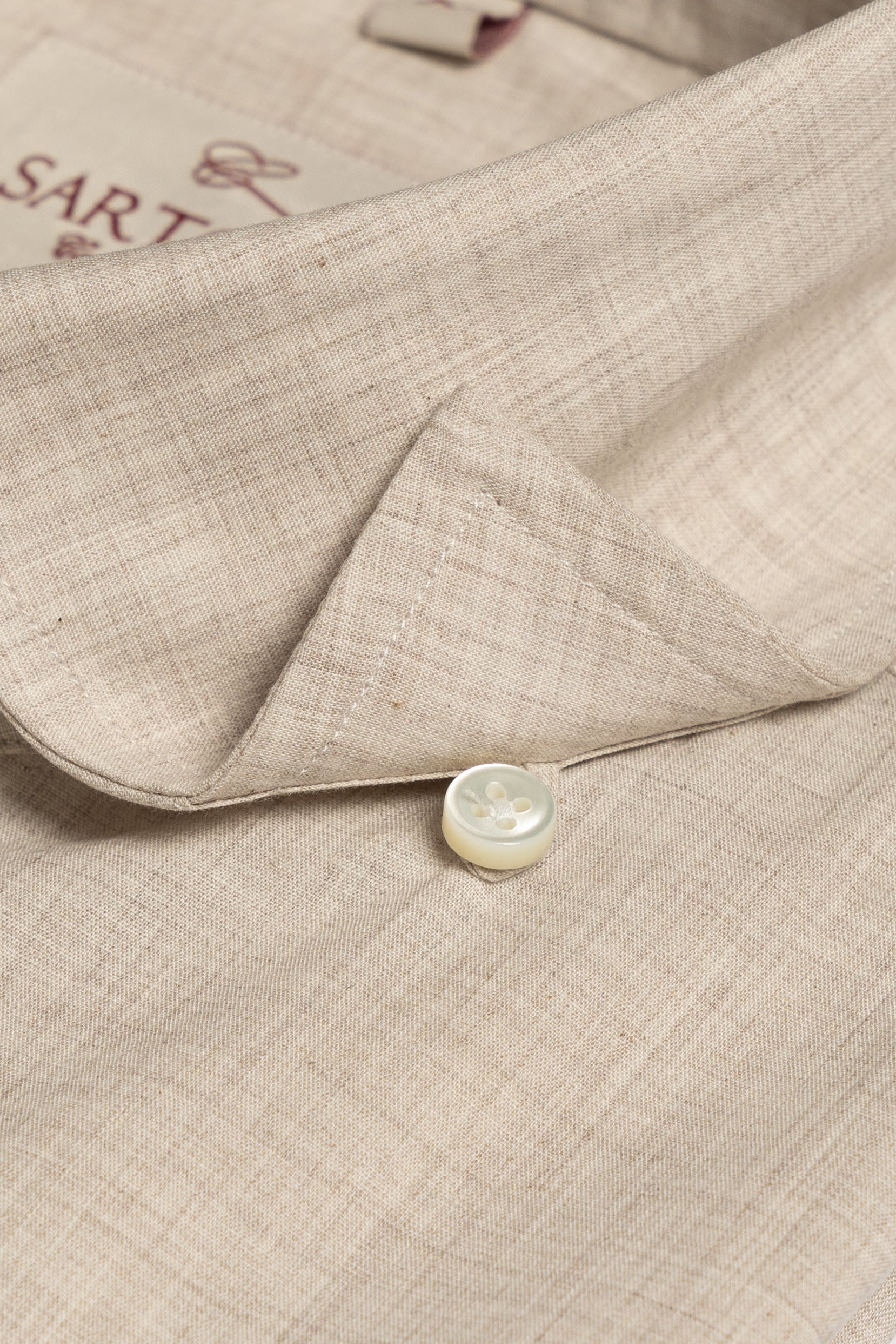 MTO Oatmeal Pima Cotton Shirt