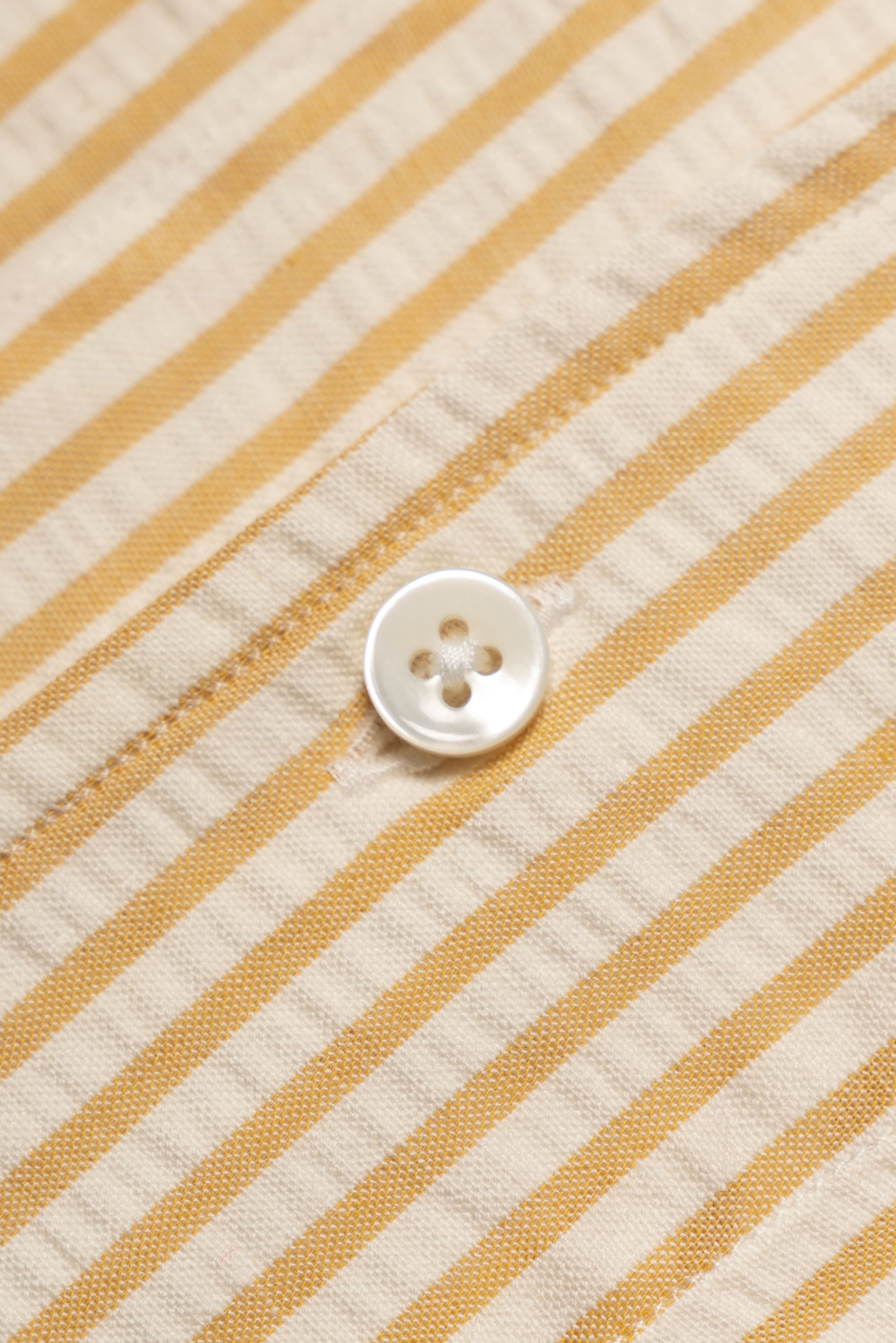 MTO Lemon Stripe Seersucker Shirt