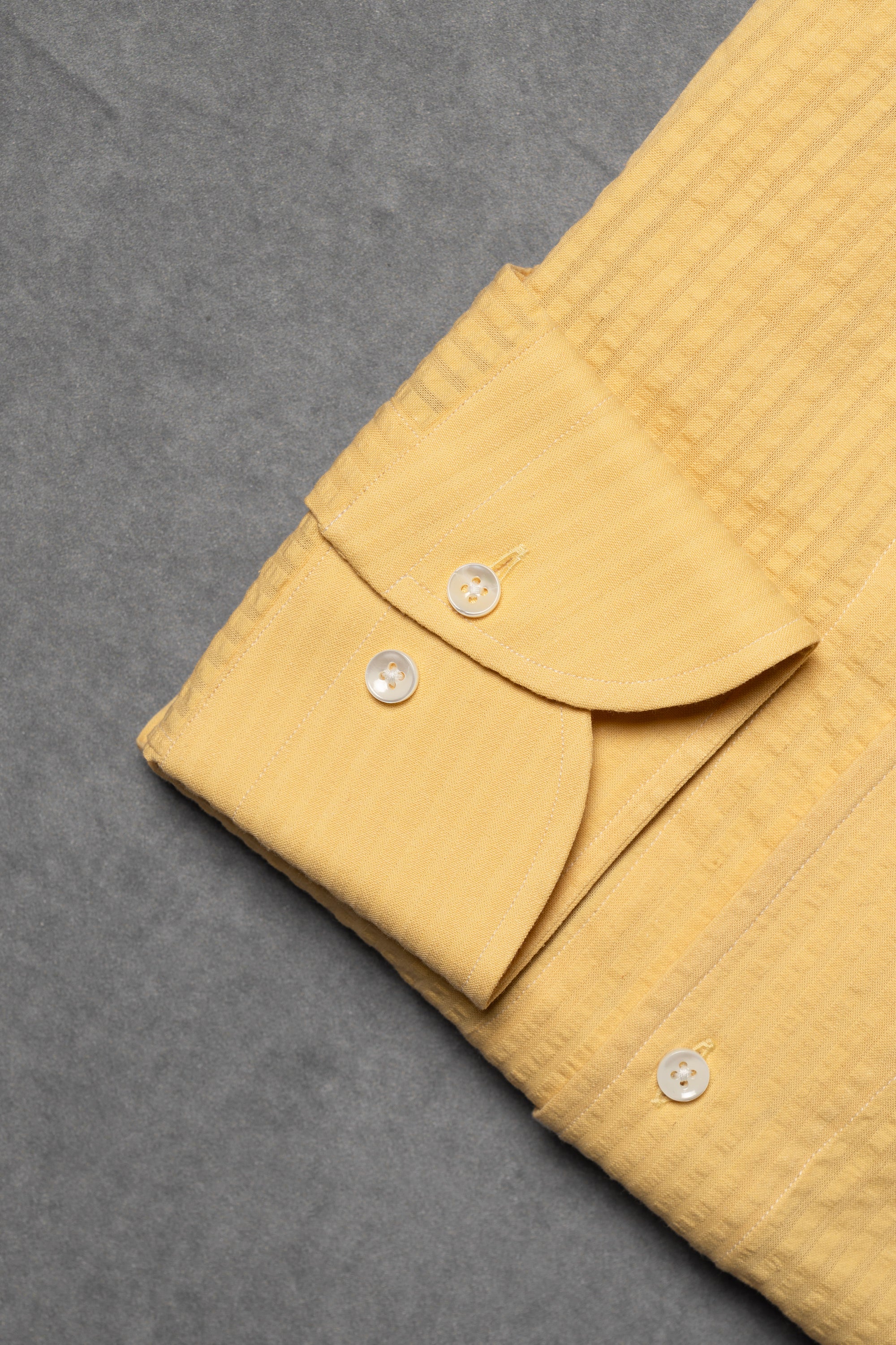 MTO Lemon Seersucker Shirt