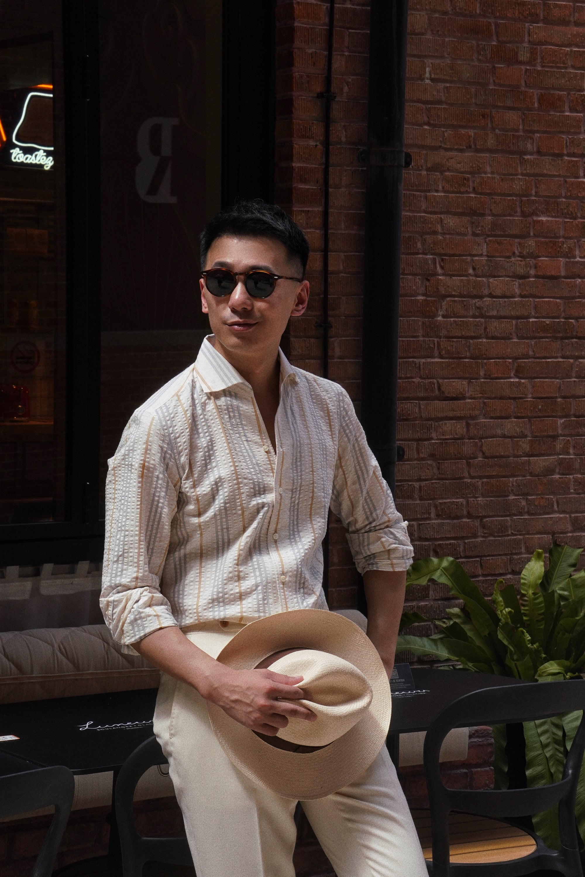 MTO Multi-stripe Seersucker Shirt