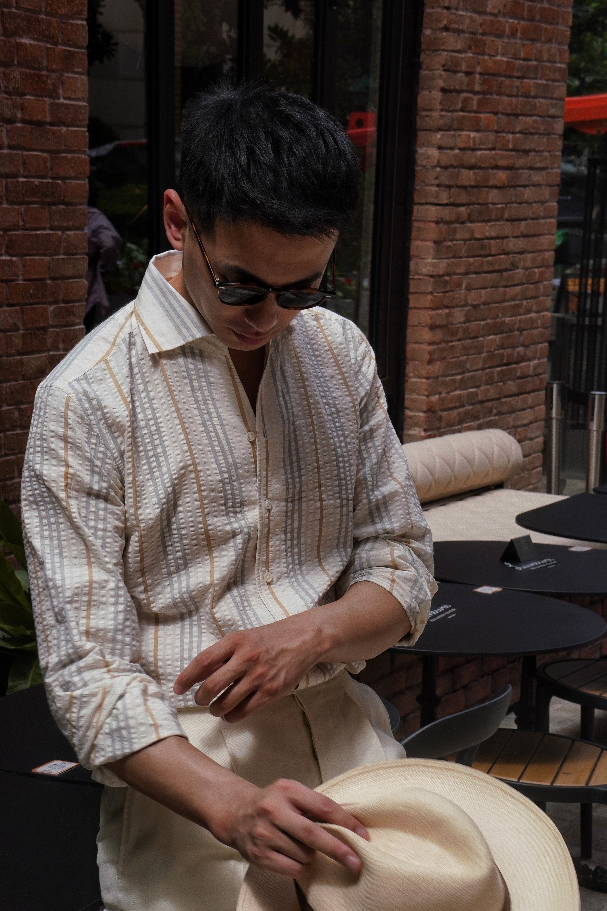 MTO Multi-stripe Seersucker Shirt