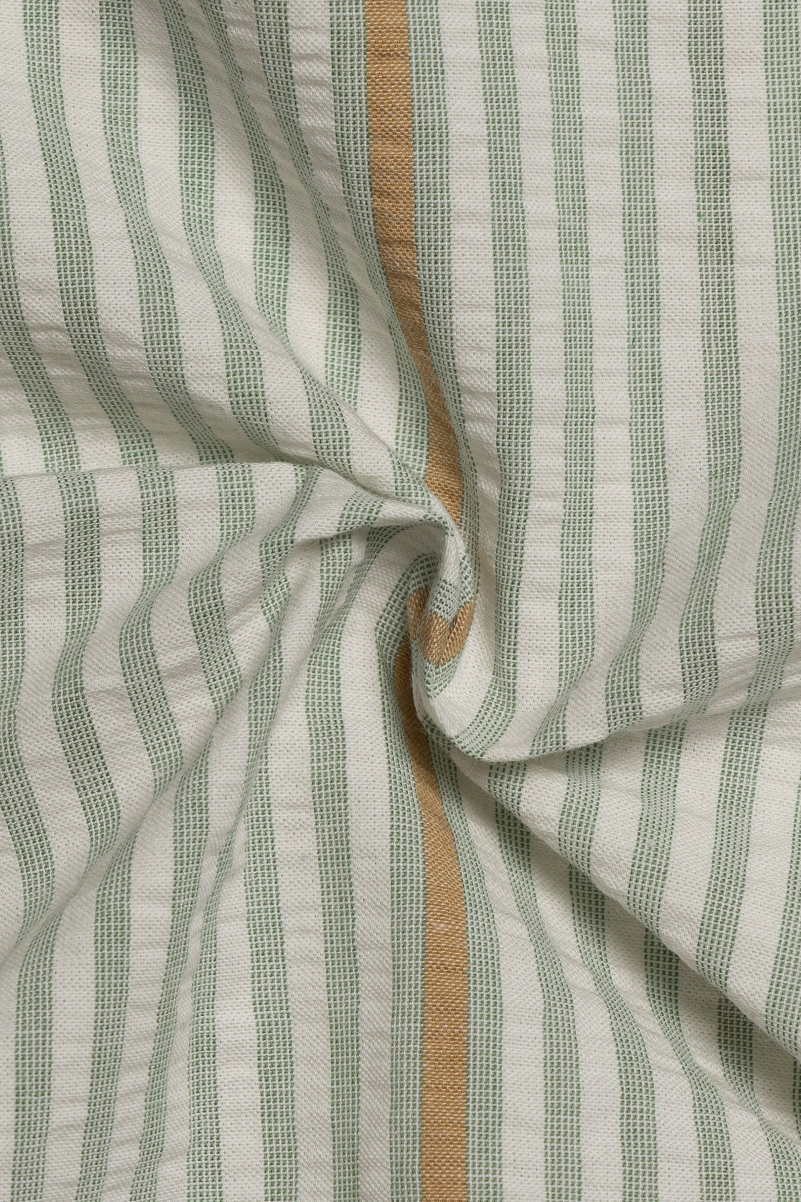 MTO Stripe Seersucker Cuban Shirt