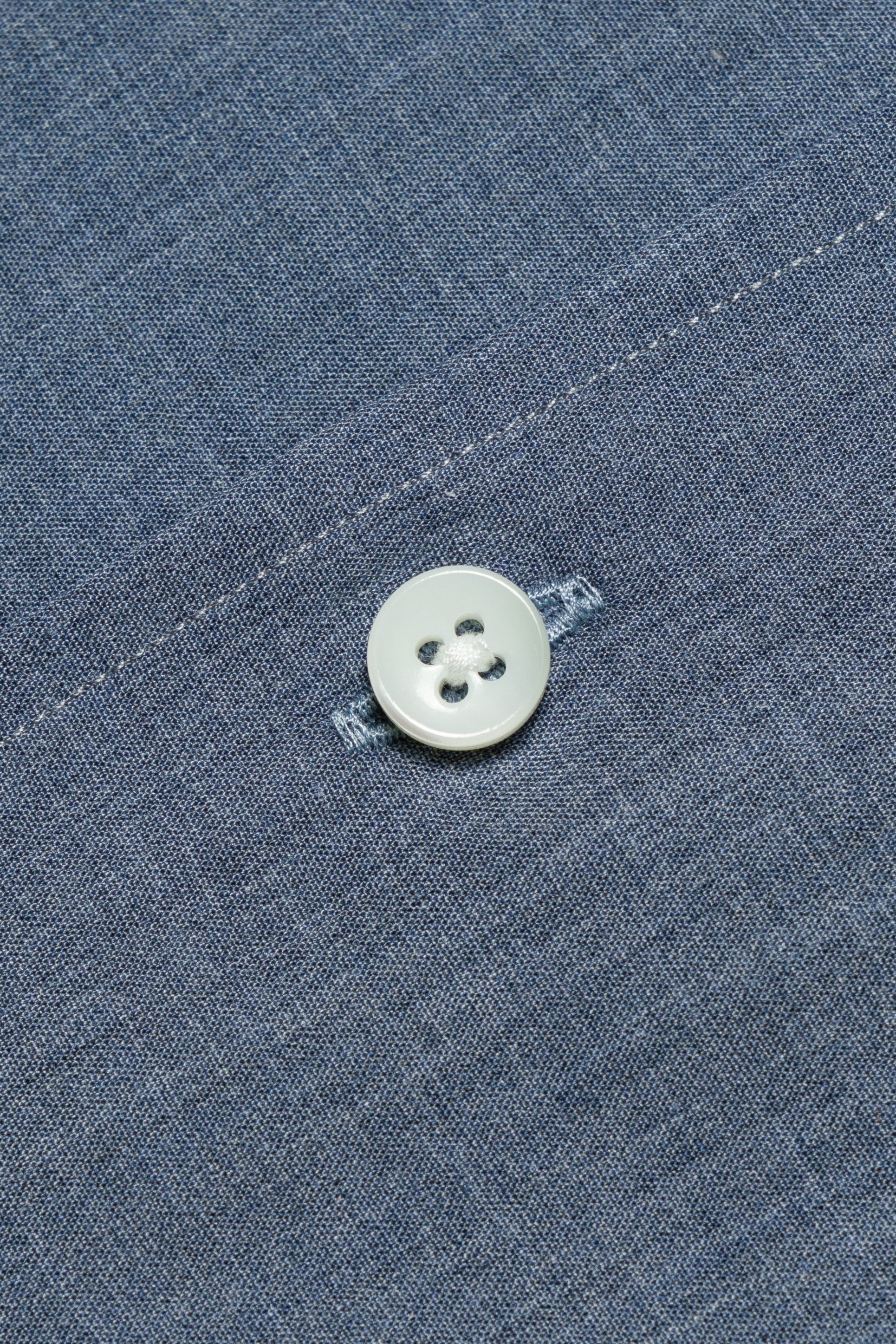 MTO Washed Blue Pima Cotton Shirt