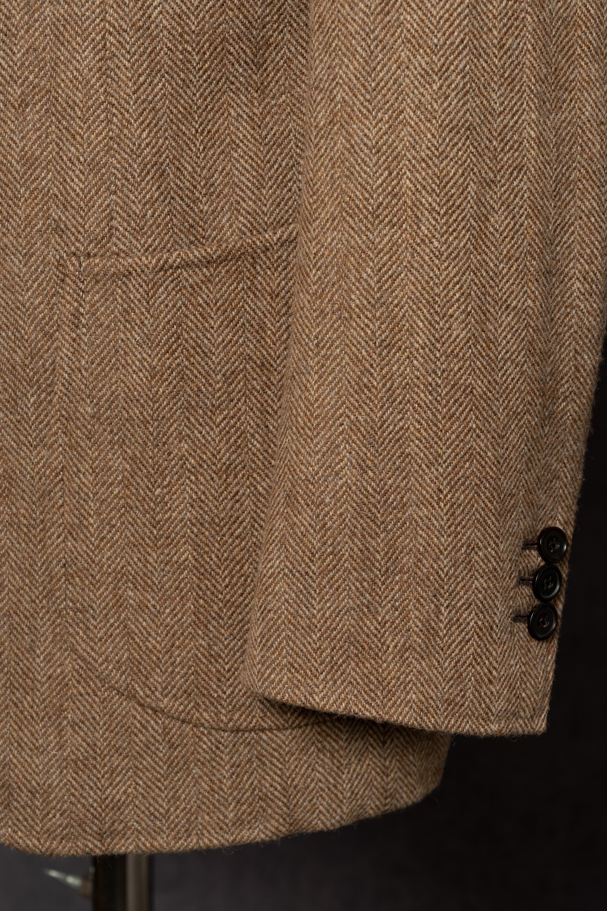 MTO Ginger Herringbone Tweed Jacket #1