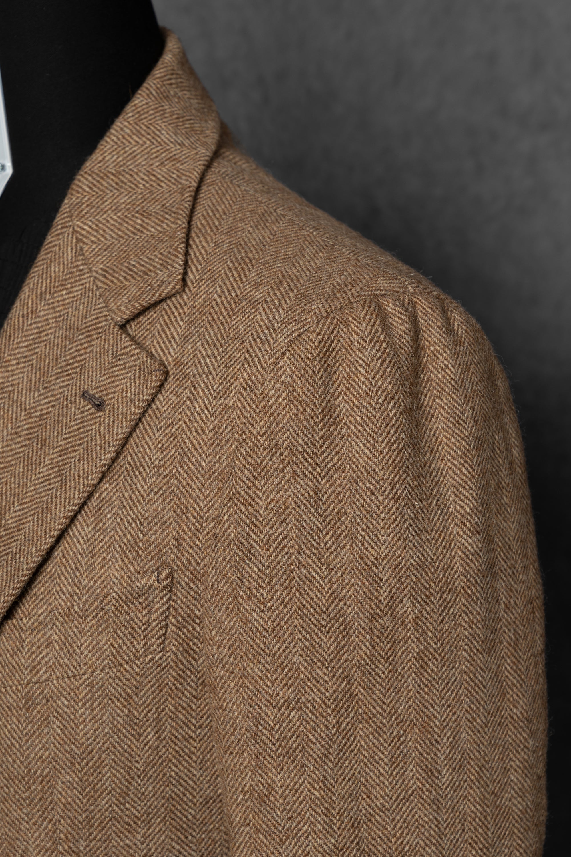MTO Ginger Herringbone Tweed Jacket #1