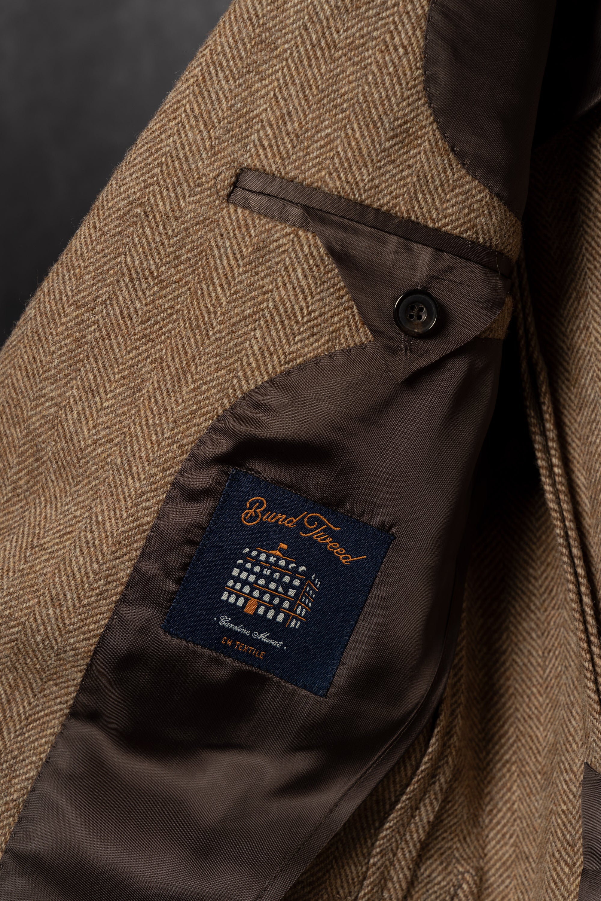 MTO Ginger Herringbone Tweed Jacket #1