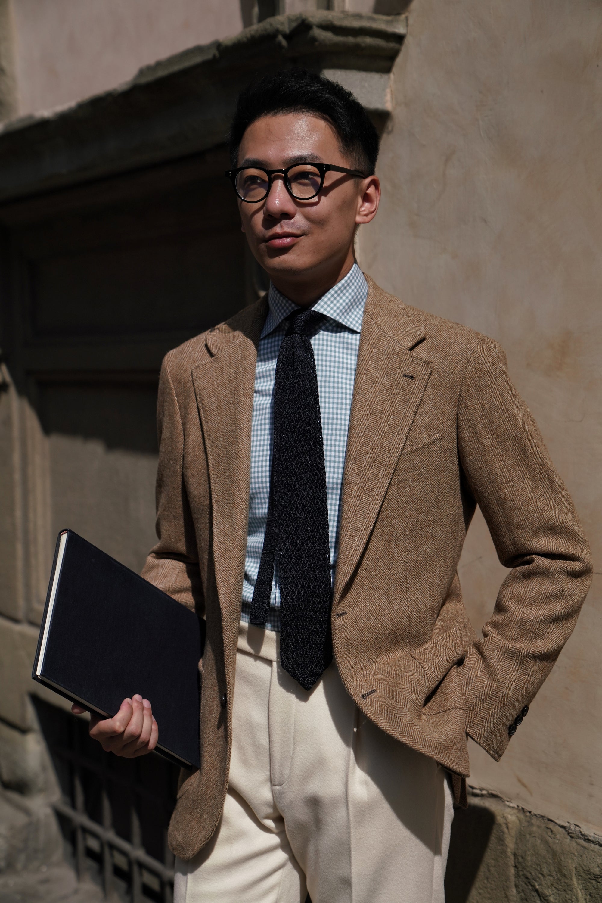 MTO Ginger Herringbone Tweed Jacket #1