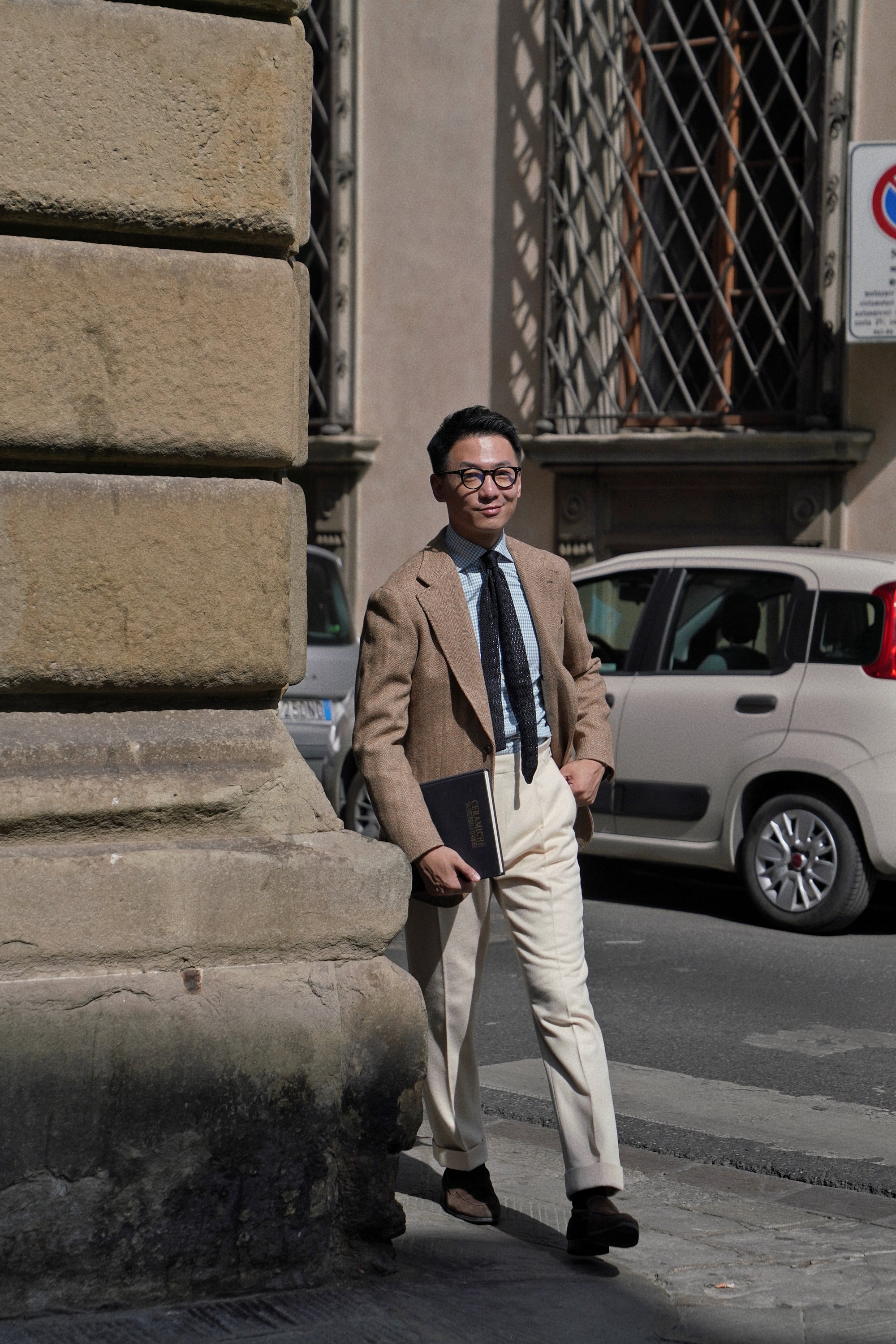 MTO Ginger Herringbone Tweed Jacket #1