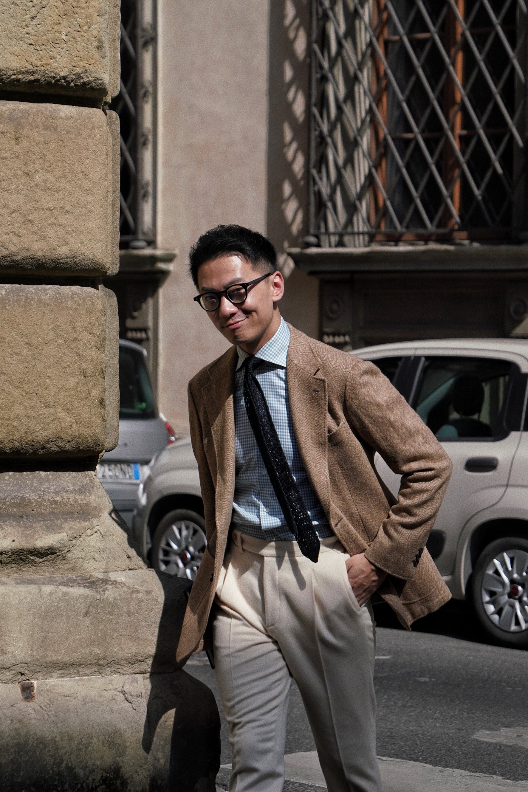 MTO Ginger Herringbone Tweed Jacket #1