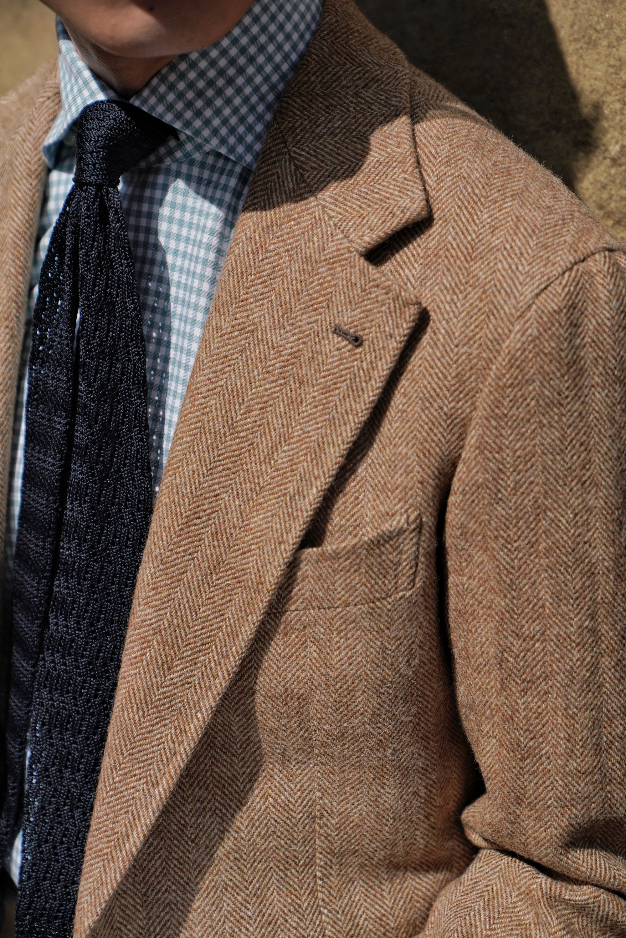 MTO Ginger Herringbone Tweed Jacket #1
