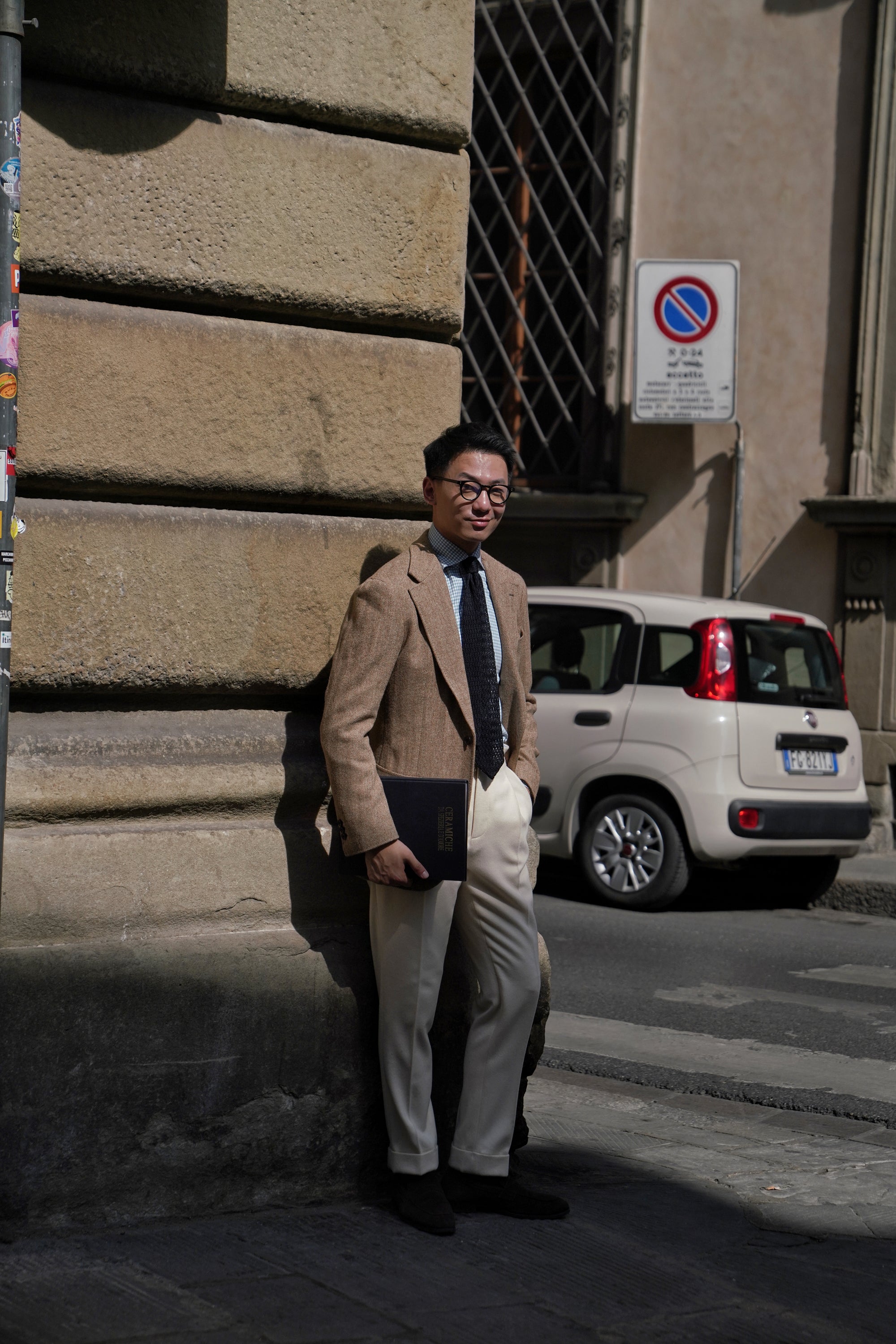 MTO Ginger Herringbone Tweed Jacket #1
