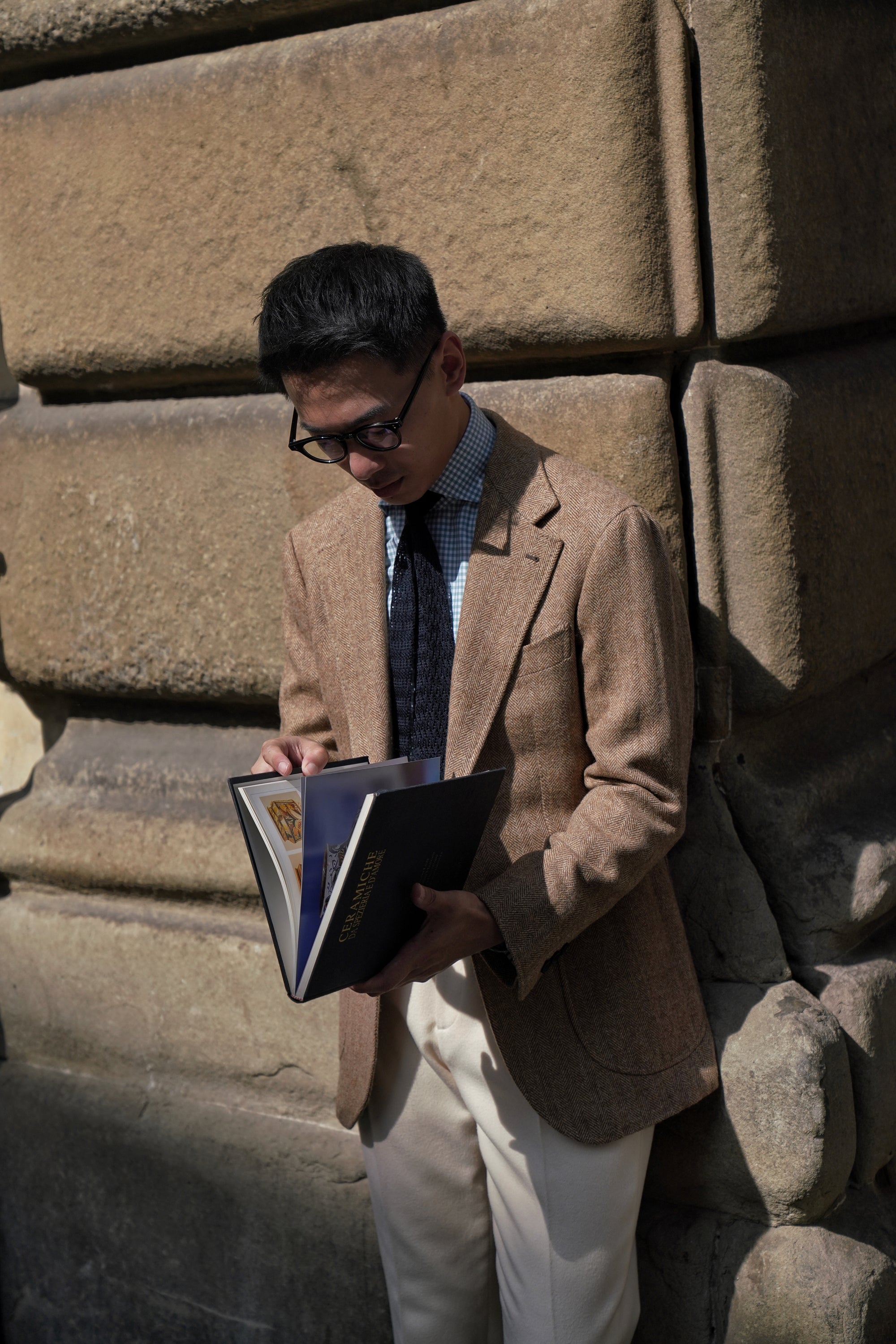 MTO Ginger Herringbone Tweed Jacket #1