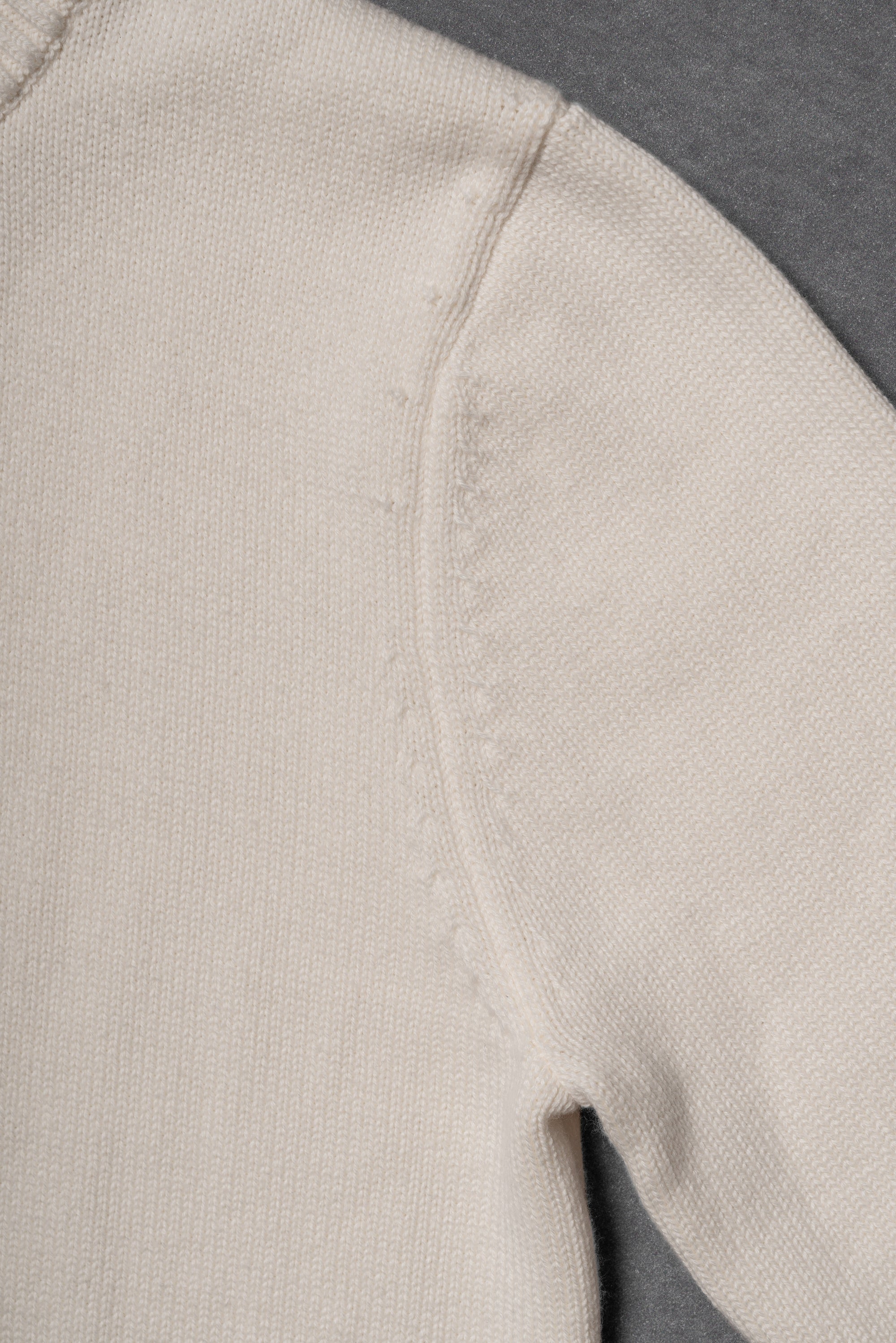 Ivory Knitted A1 Jacket