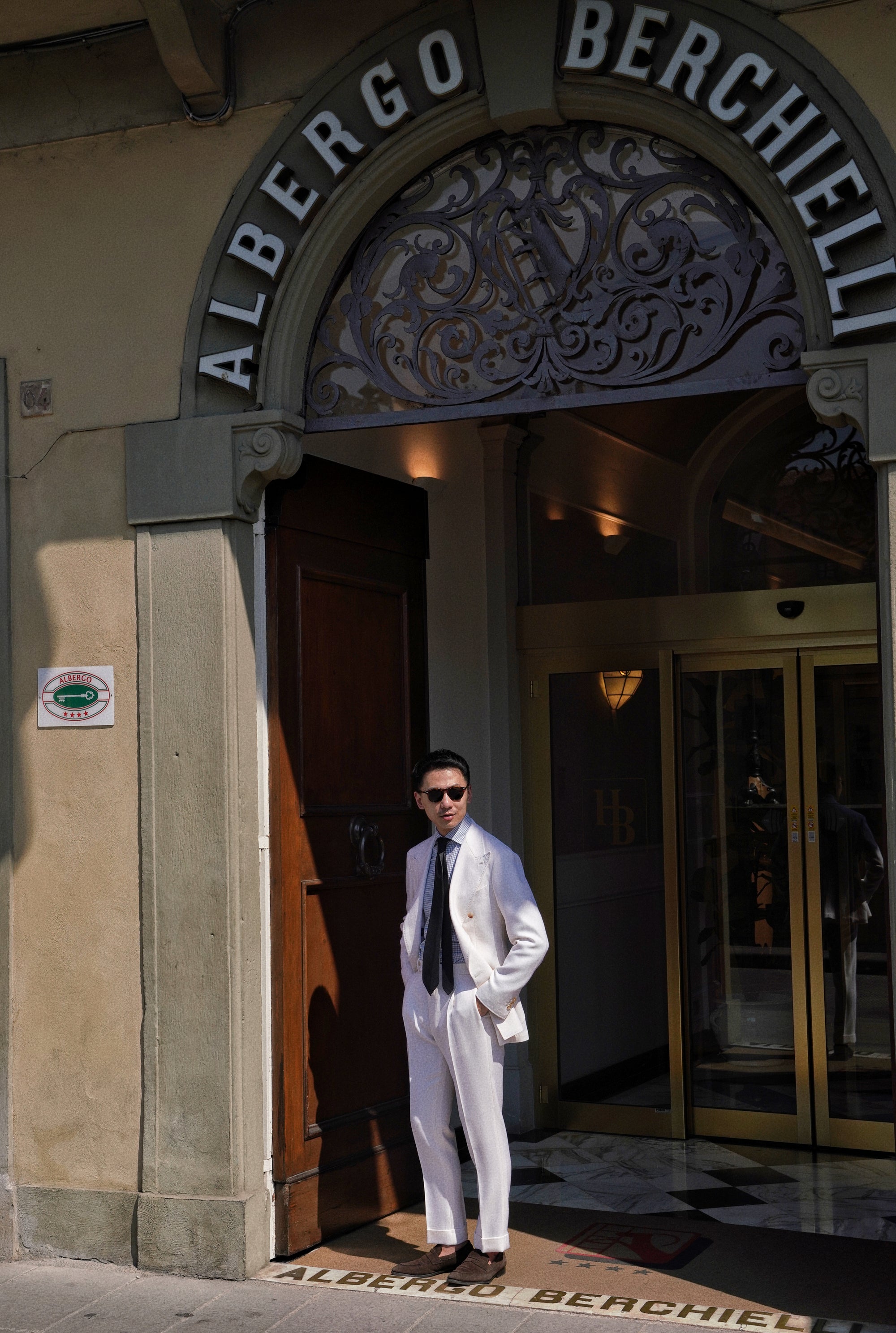 MTO Beige Double Breasted Twill Suit #20