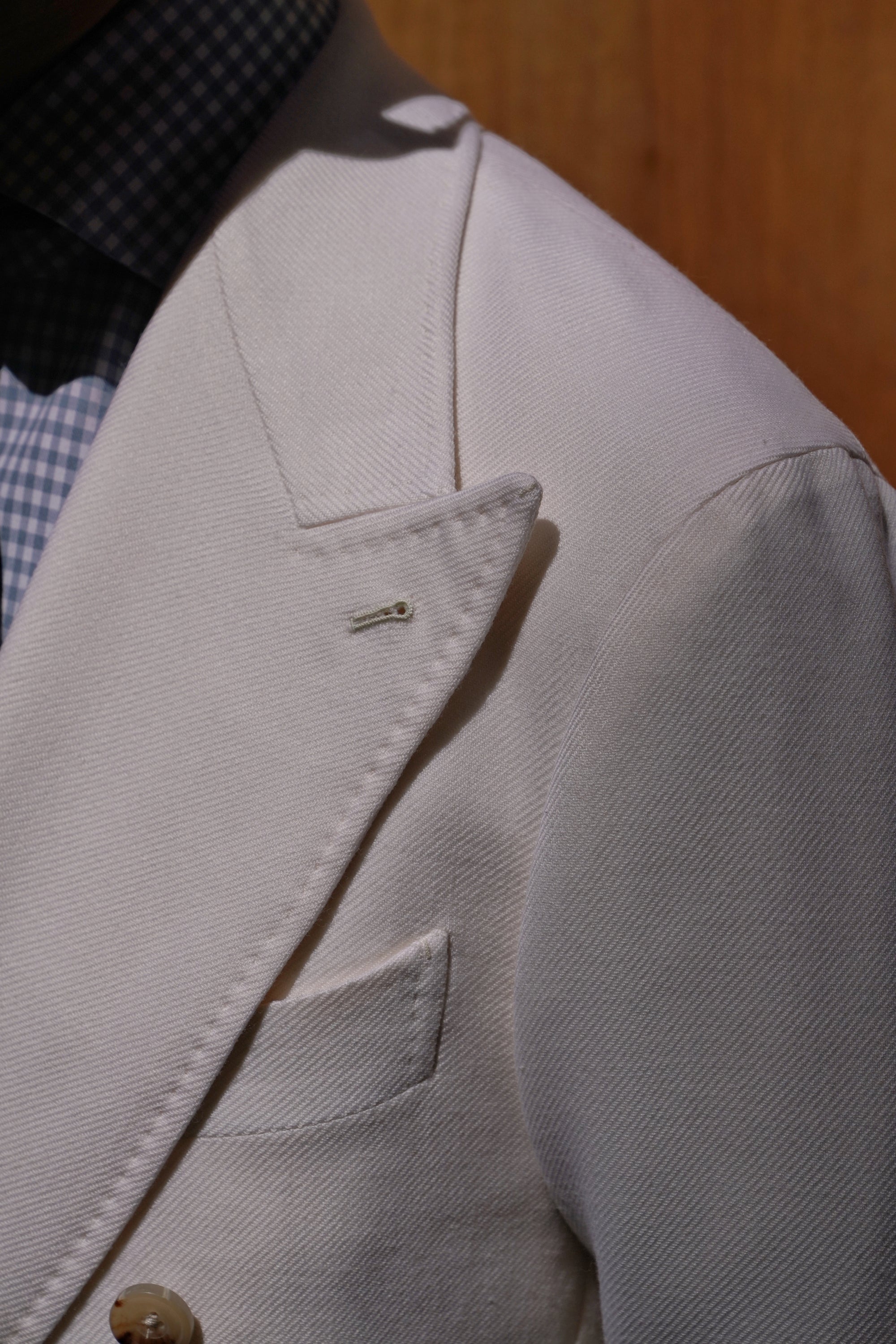MTO Beige Double Breasted Twill Suit #20