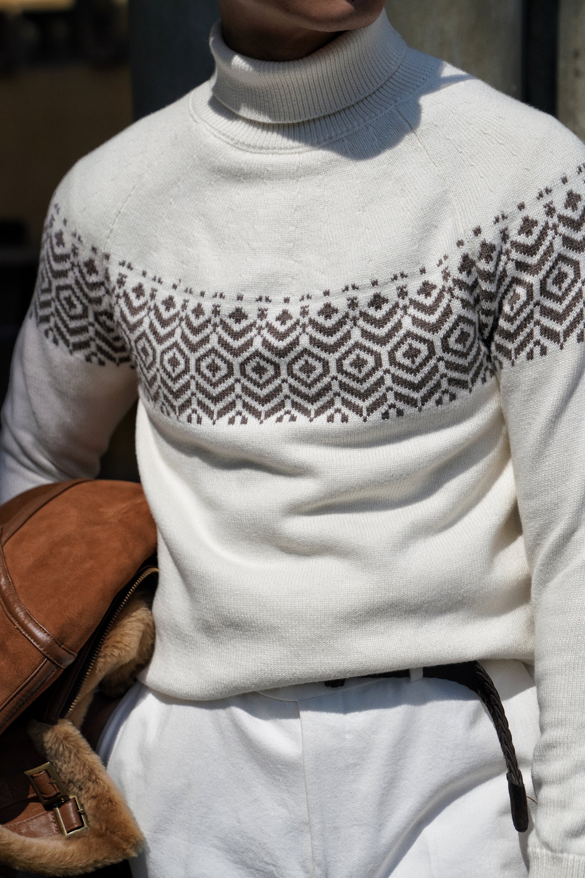 Fair Isle Roll Neck Jumper