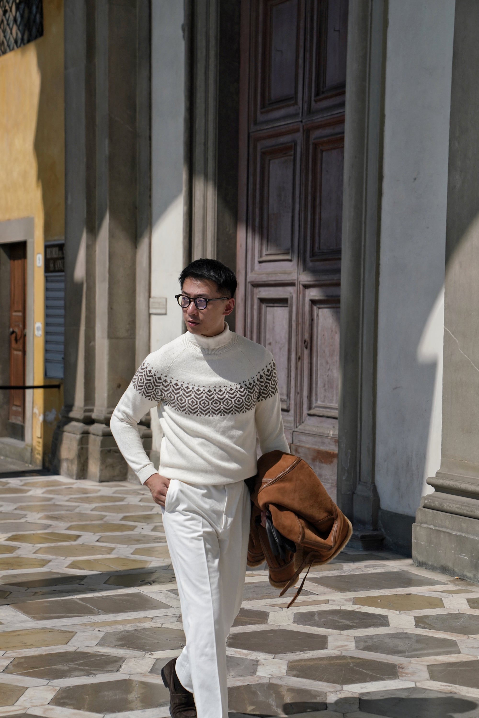 Fair Isle Roll Neck Jumper