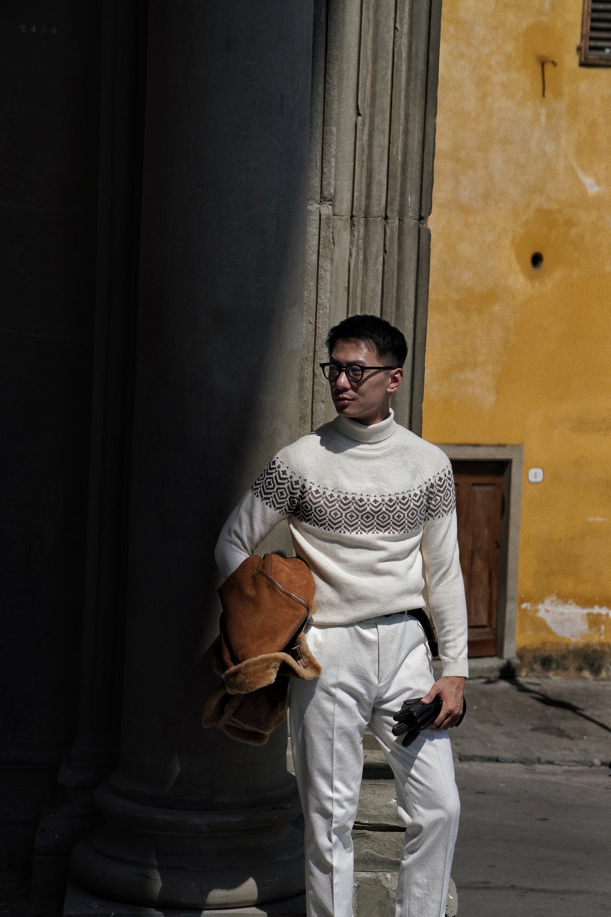 Fair Isle Roll Neck Jumper