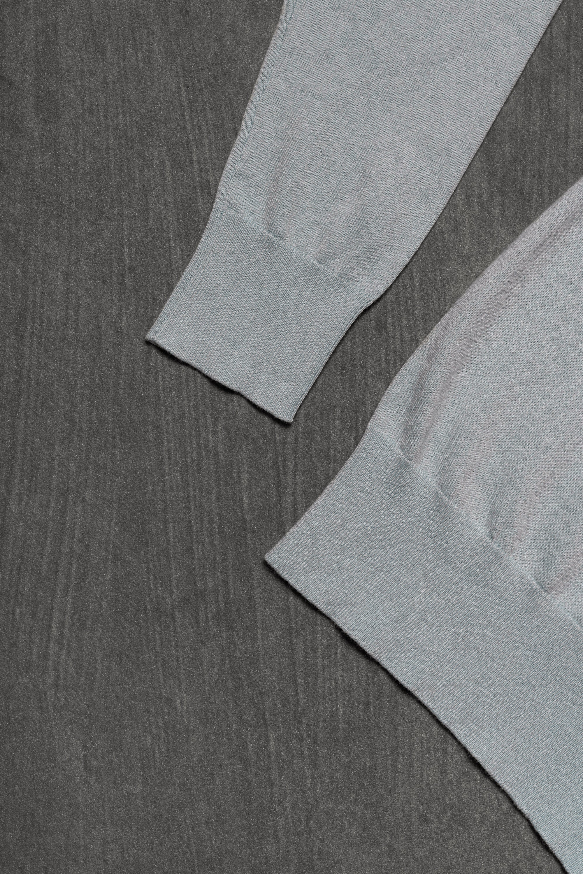 Sky Blue Mock Neck Jumper