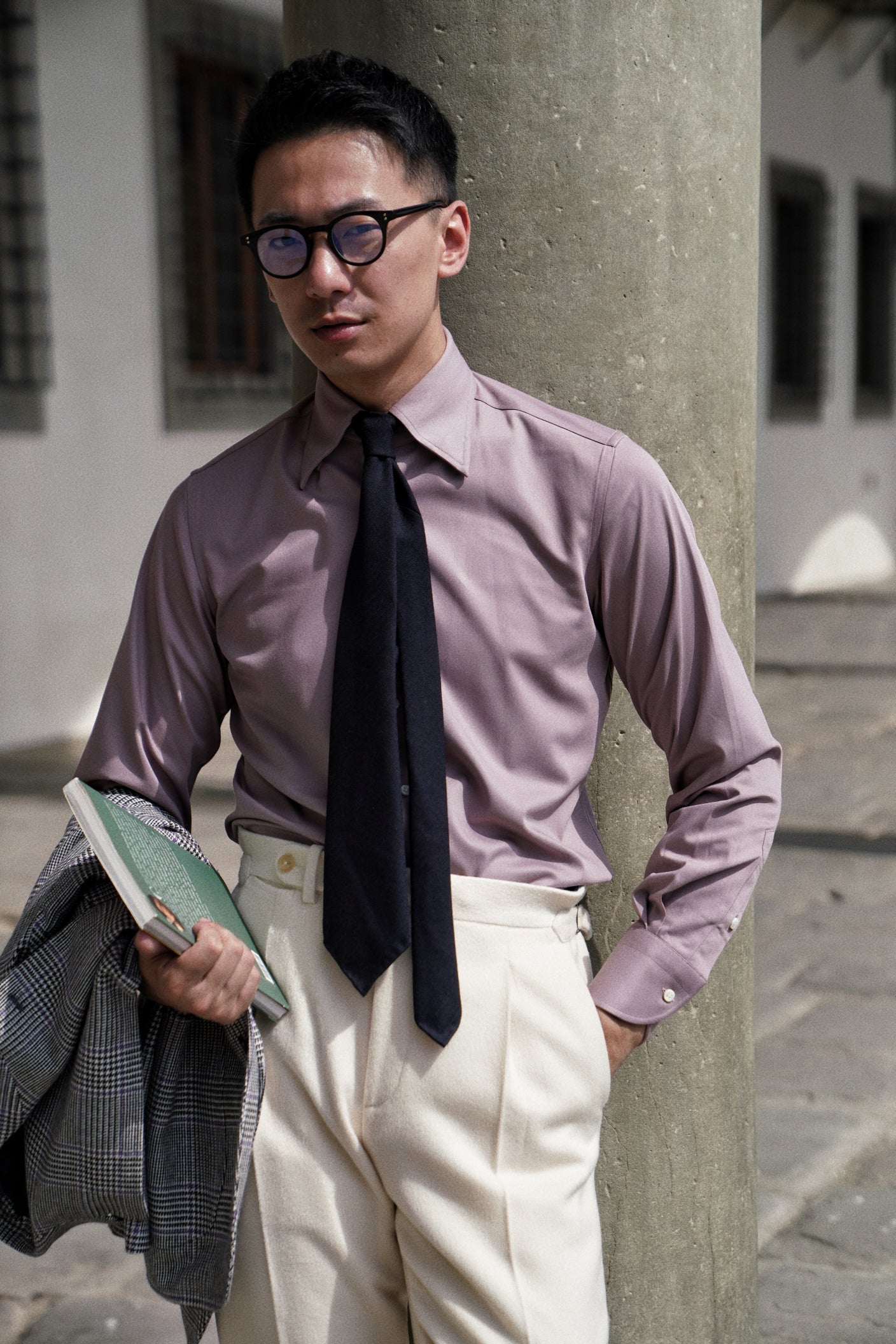MTO Violet Blending Shirt