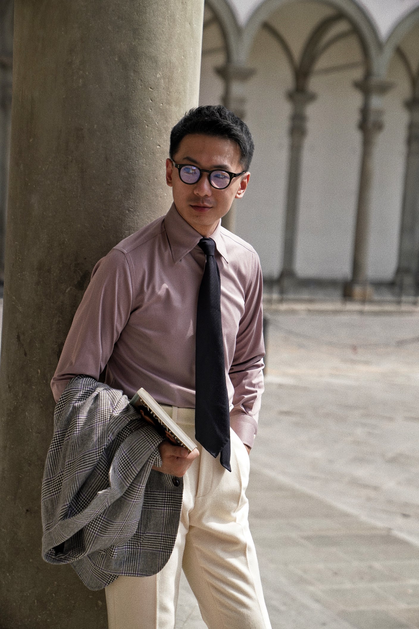 MTO Violet Blending Shirt