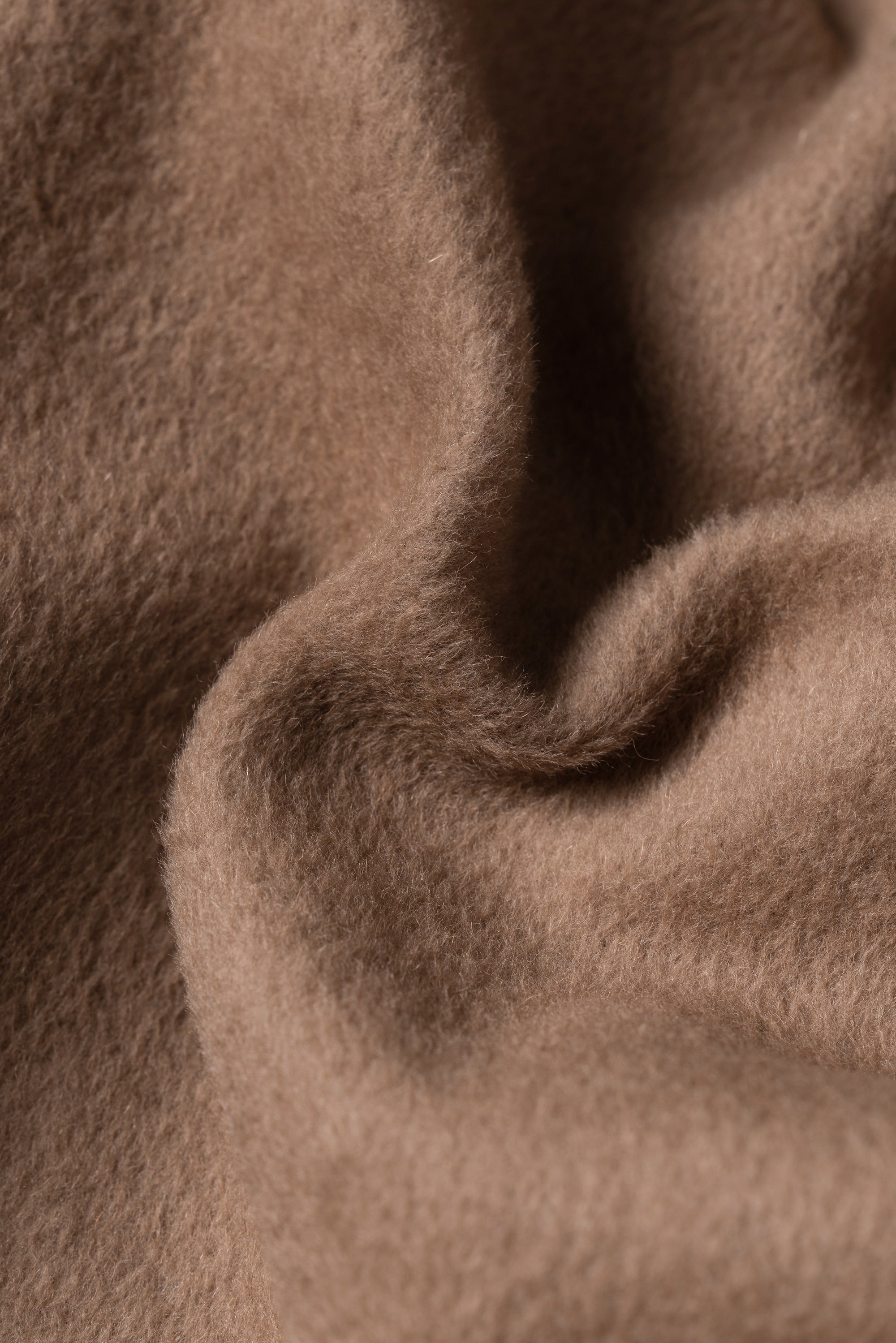 Light Brown Camel Hair Polo Coat