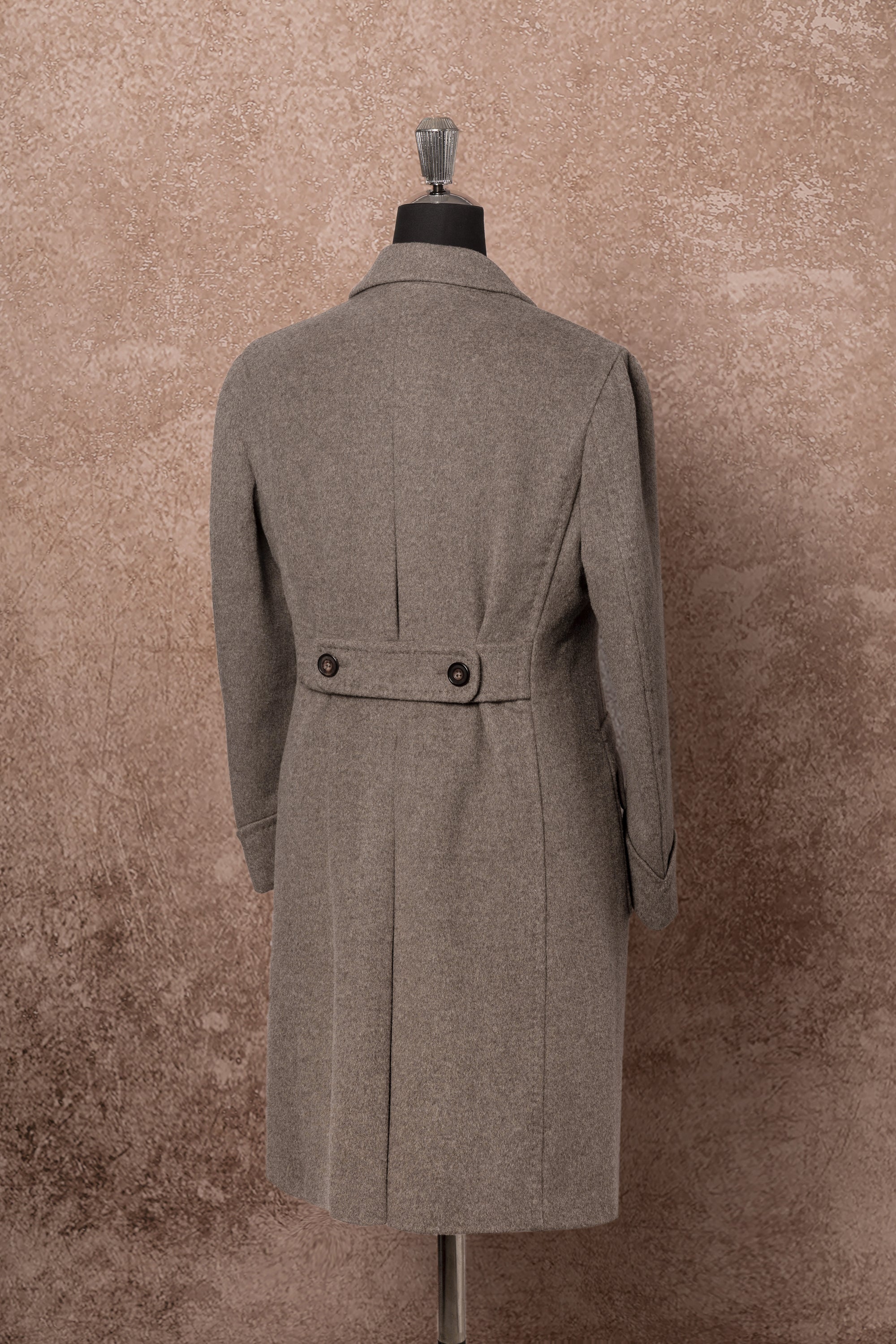 Taupe Wool Polo Coat