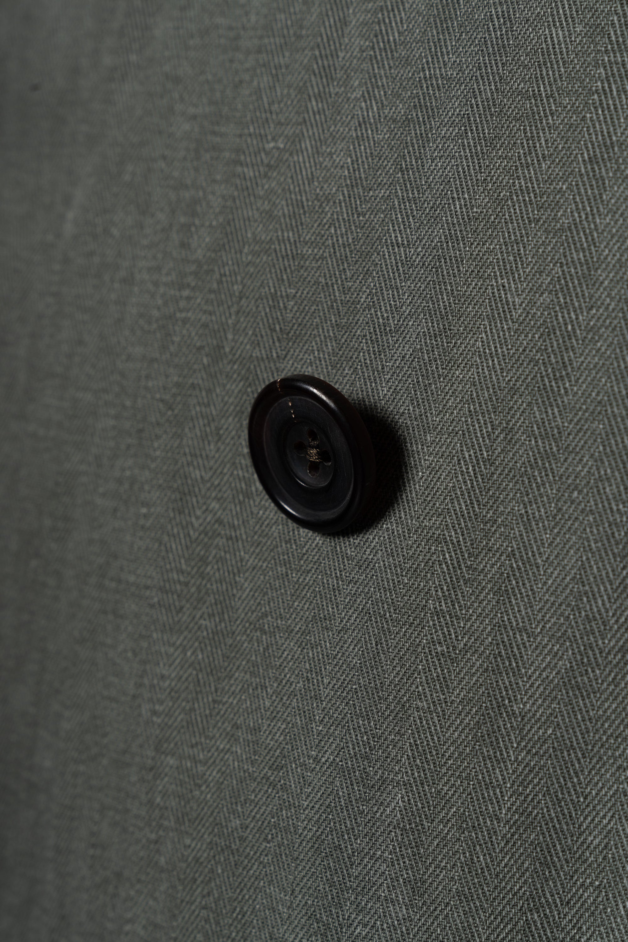 Graphite Green Cotton Balmacaan Raincoat #71