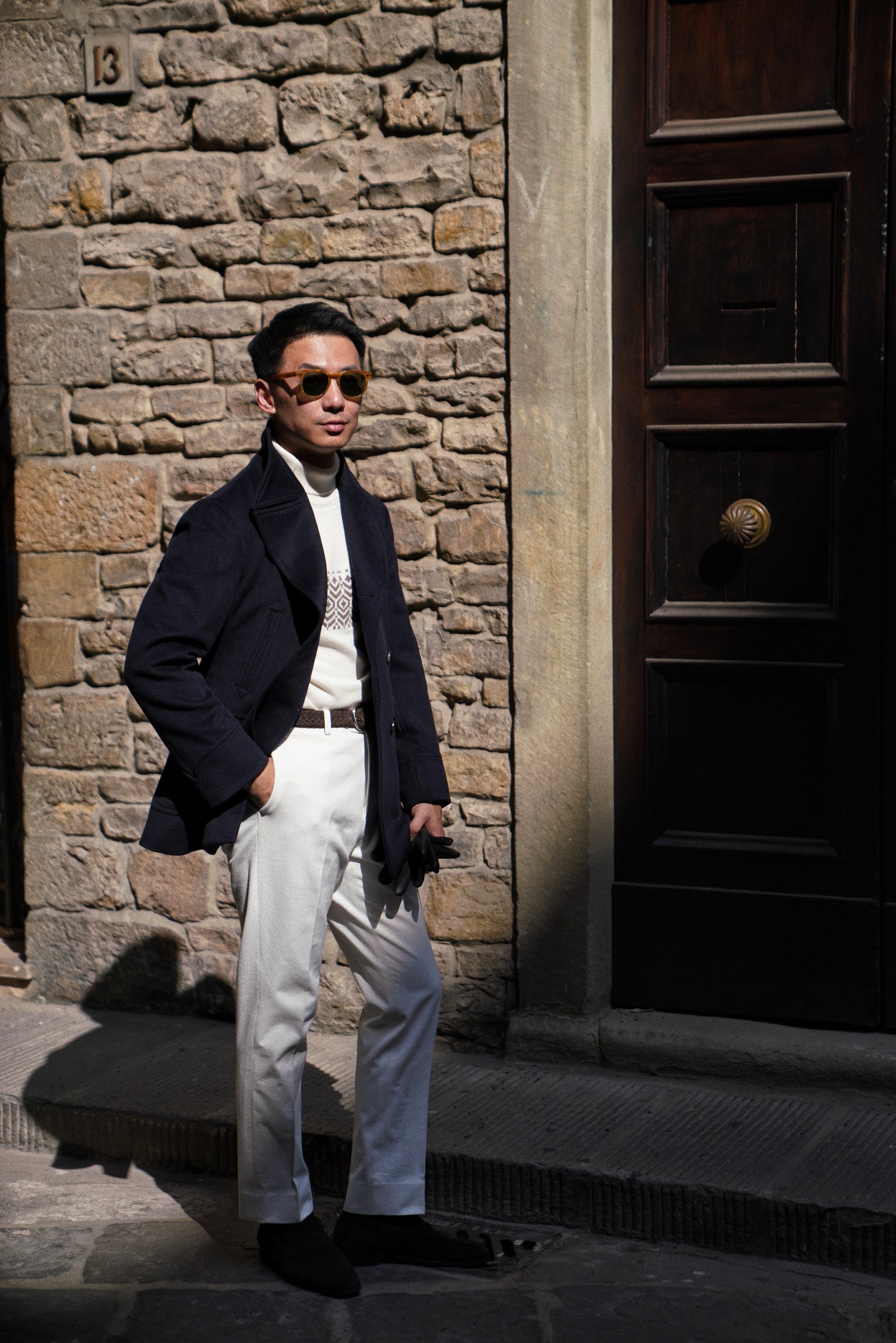 MTO Navy Wool Peacoat