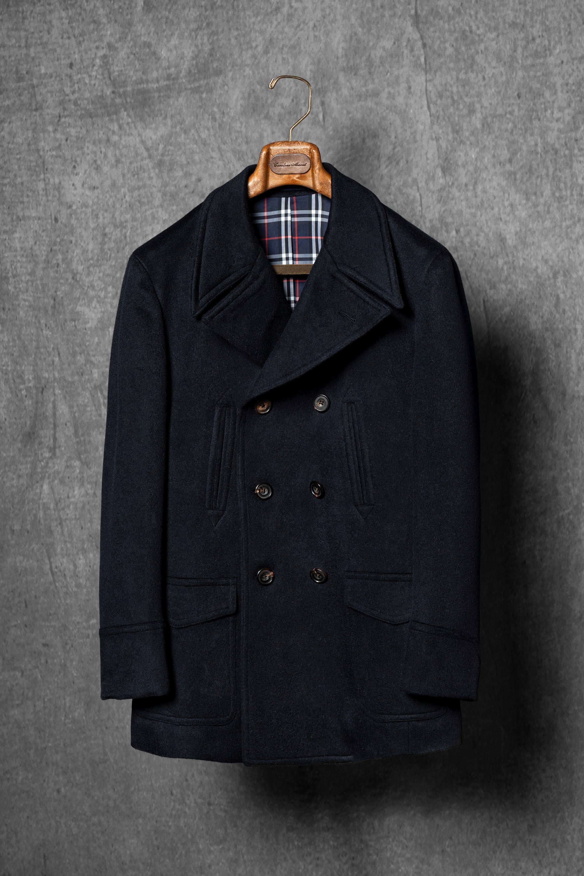 MTO Navy Wool Peacoat