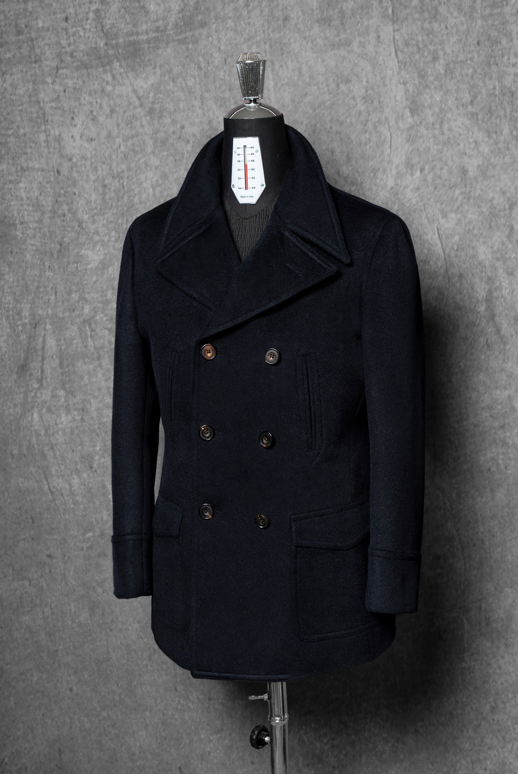 MTO Navy Wool Peacoat
