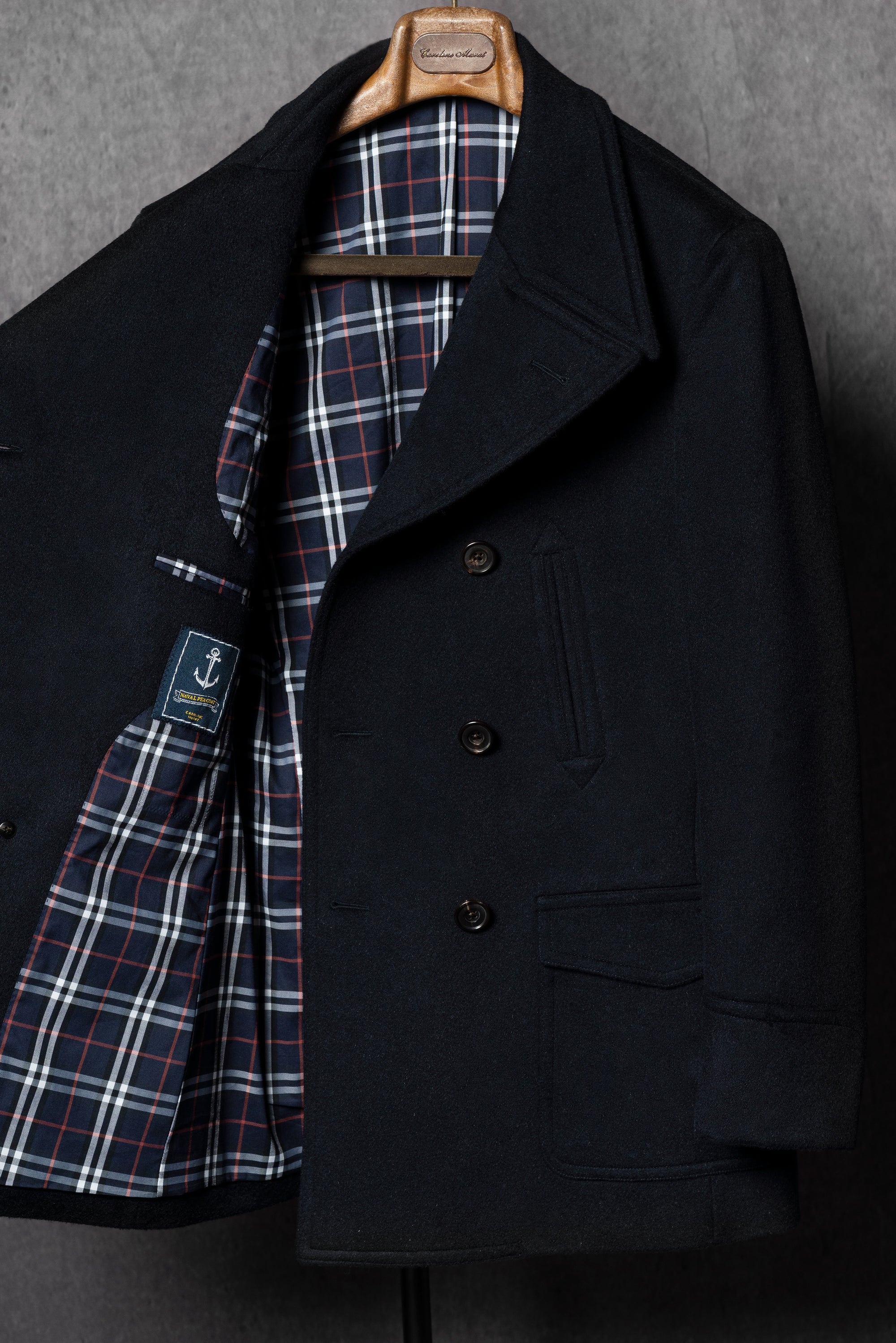 MTO Navy Wool Peacoat
