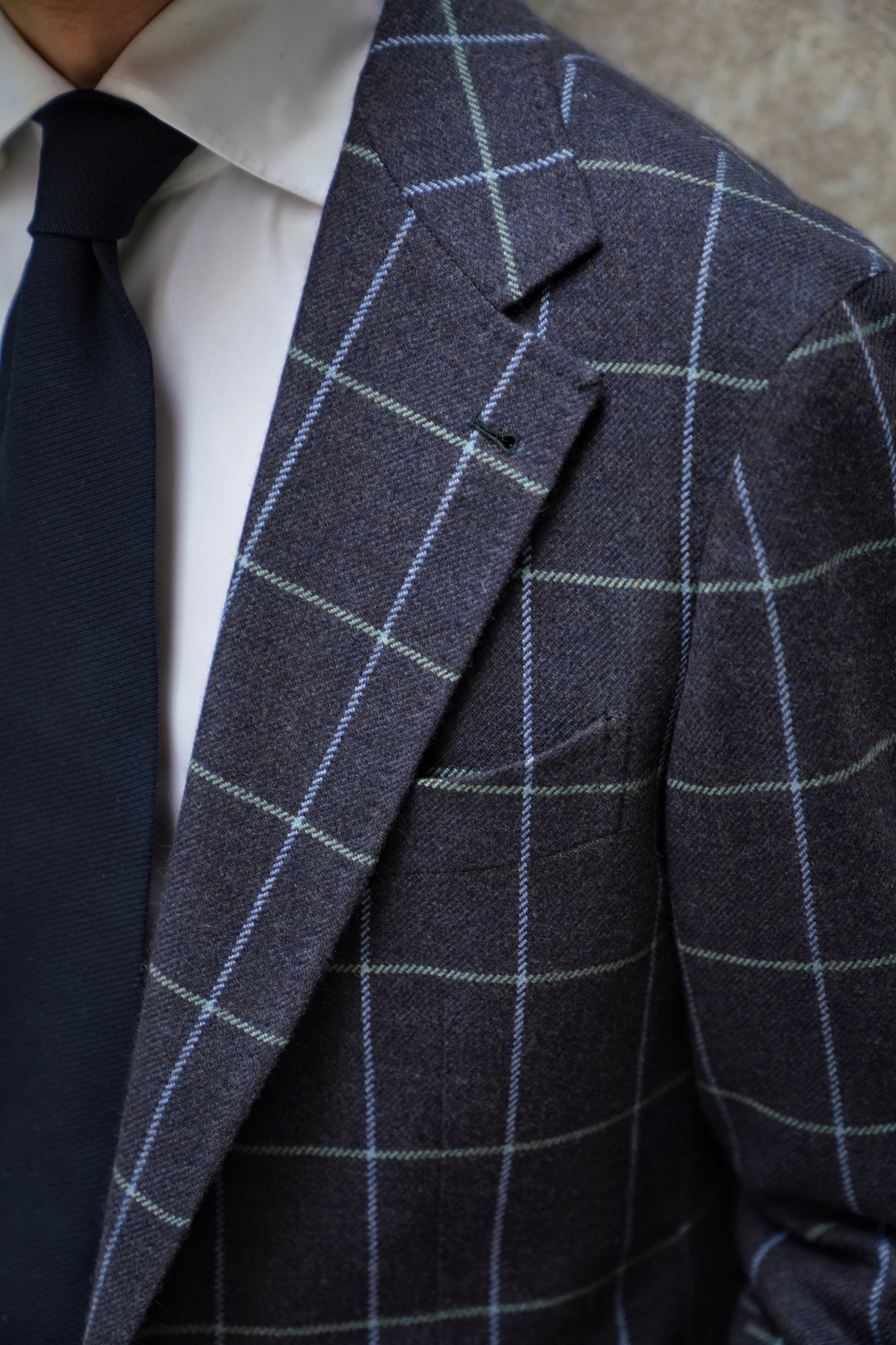 Lavender Grey Windowpane Jacket #42