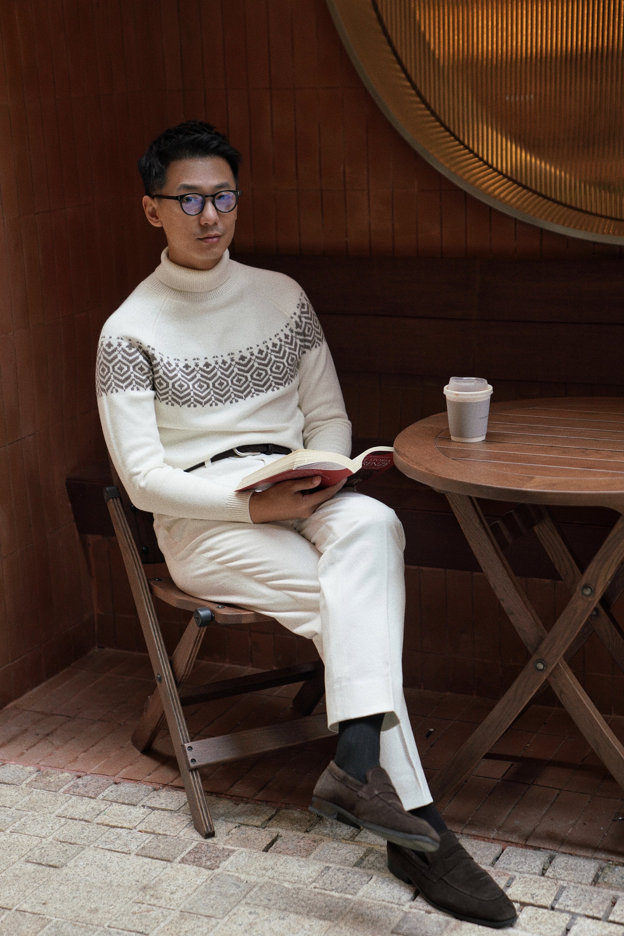 Fair Isle Roll Neck Jumper