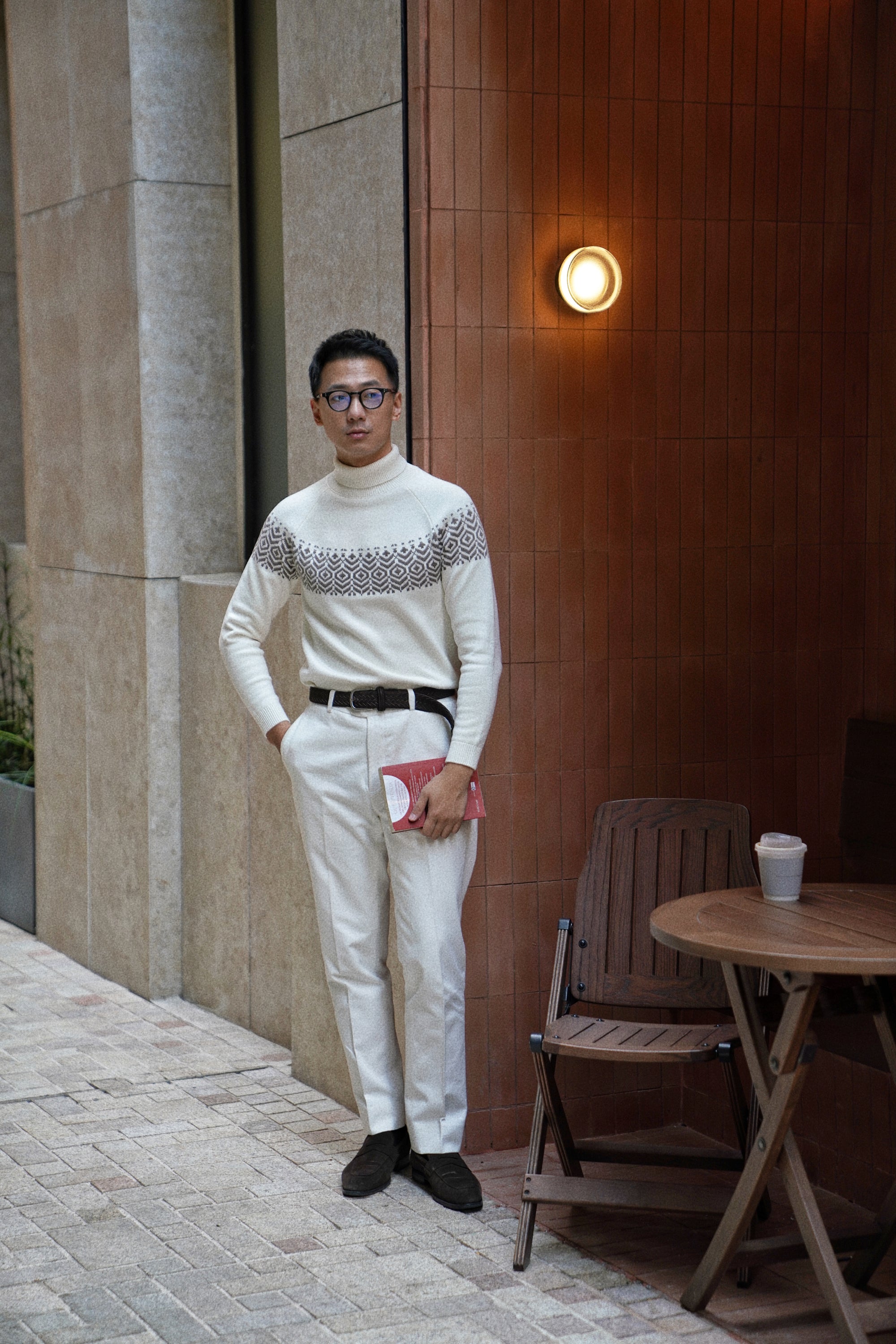 Fair Isle Roll Neck Jumper