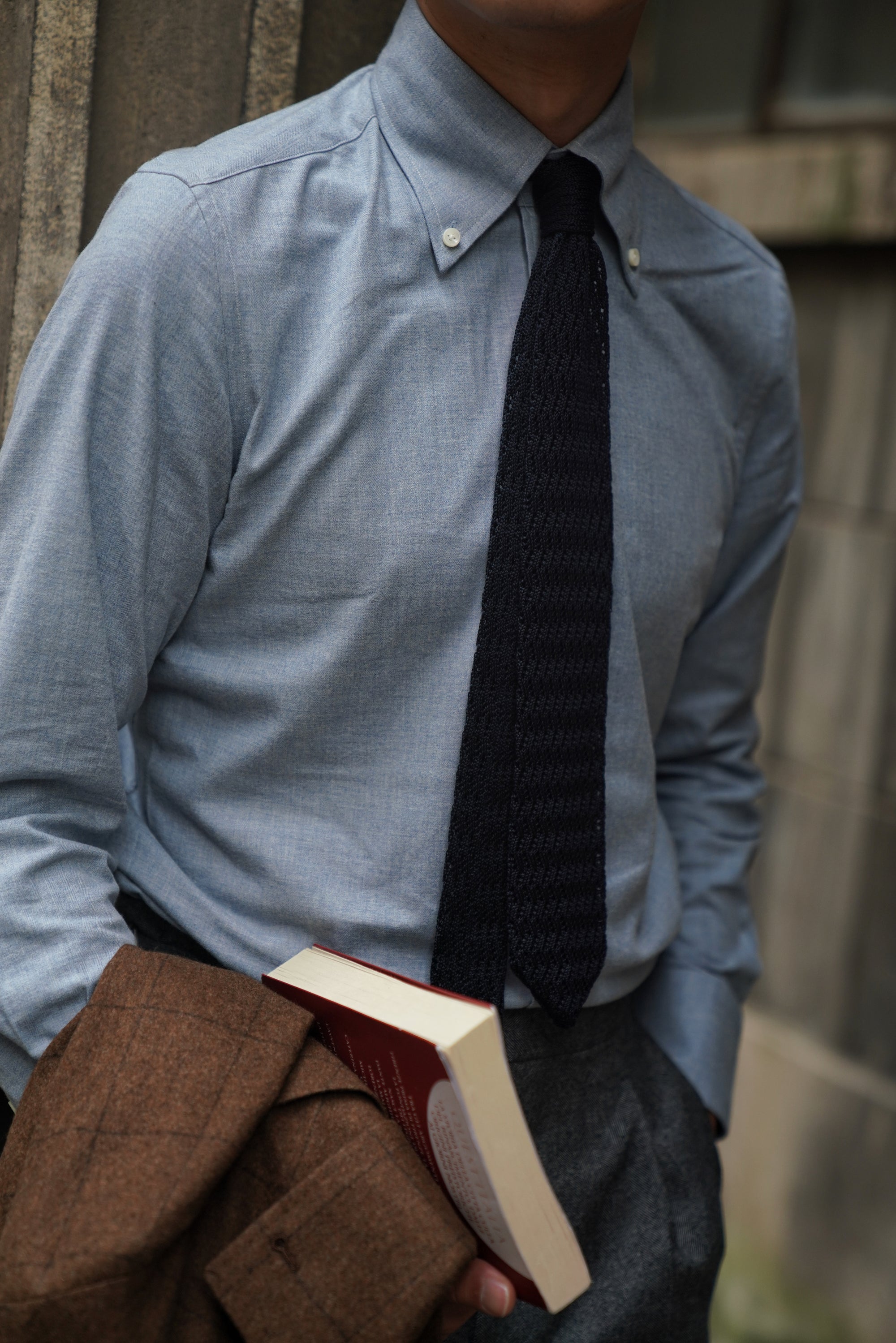 MTO Pale Blue Flannel Shirt