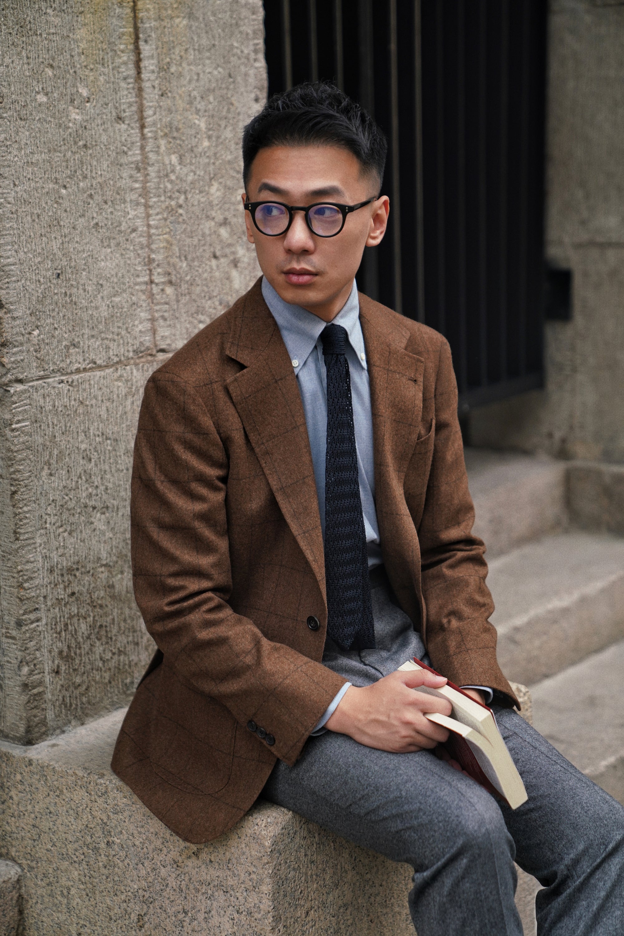 MTO Pale Blue Flannel Shirt