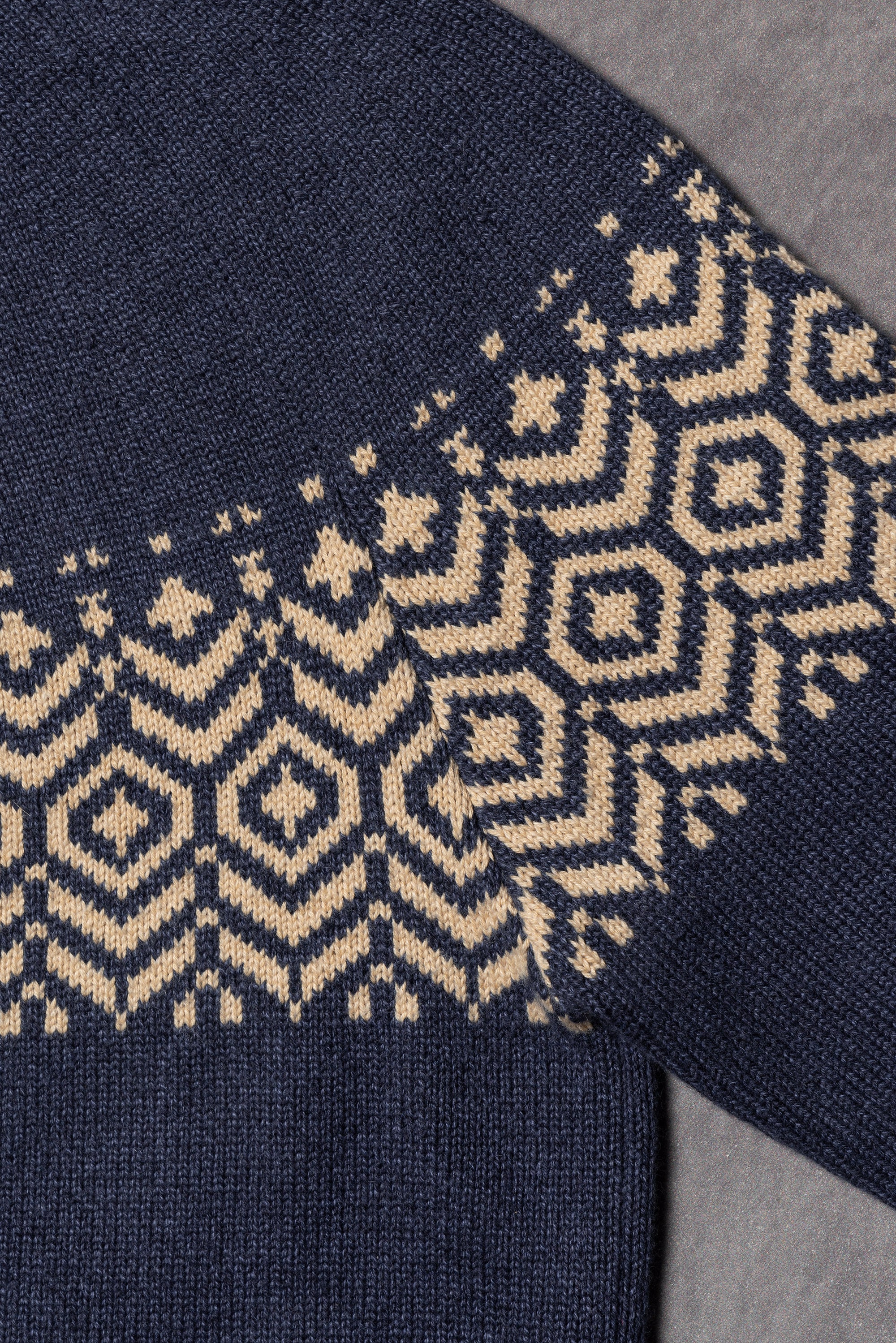 Fair Isle Half Zip Jumper