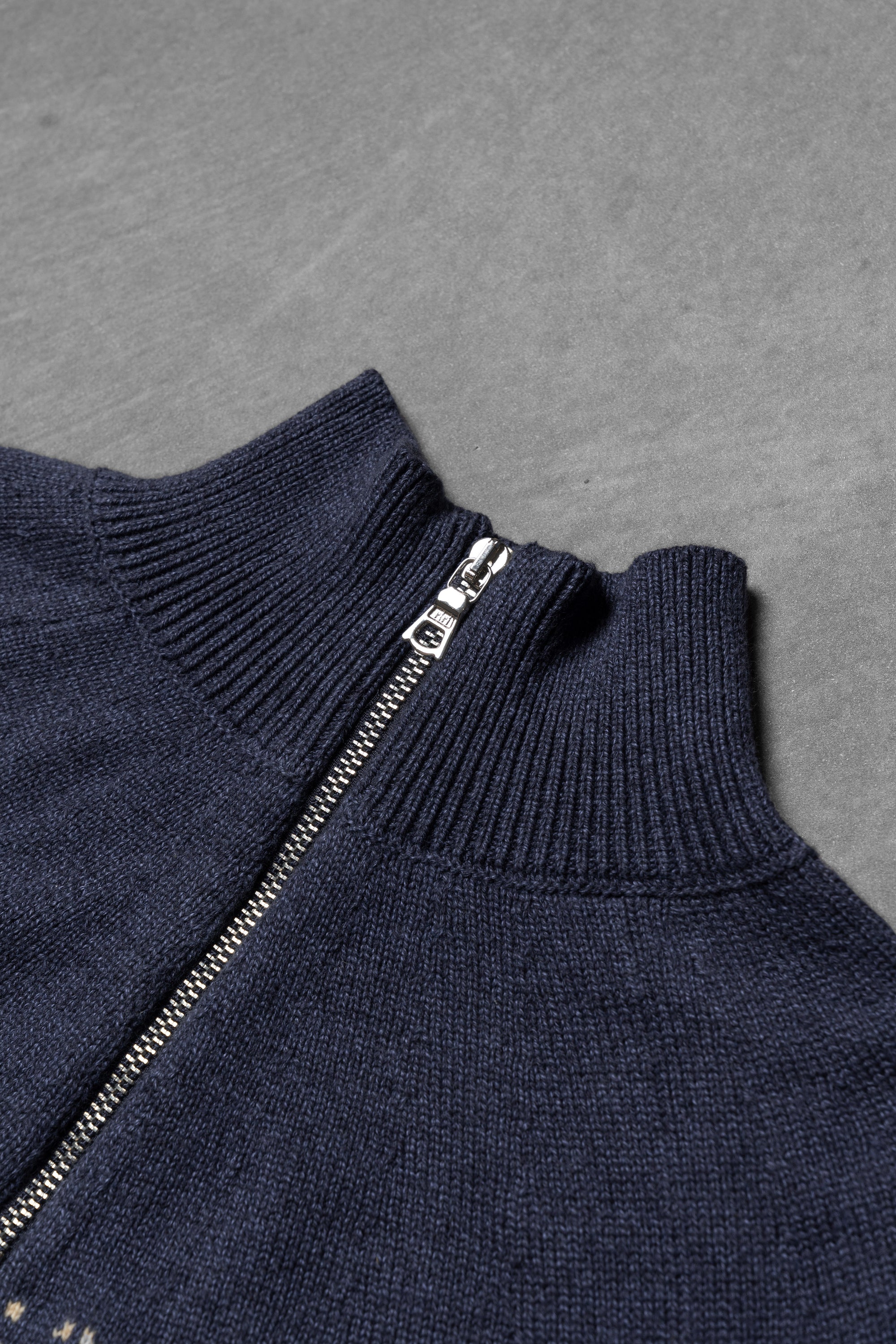 Fair Isle Half Zip Jumper