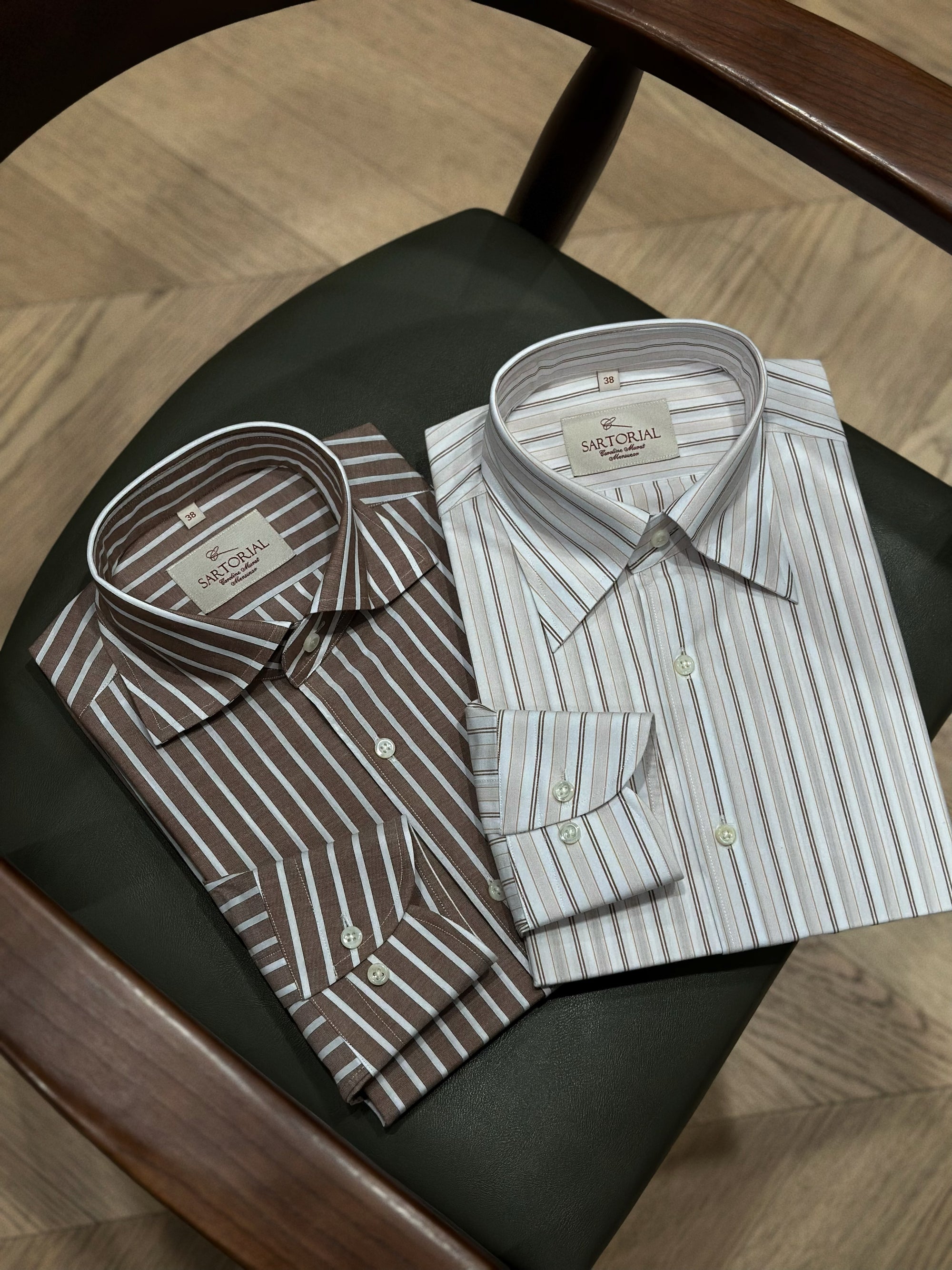 MTO Retro Stripe Cotton Shirt