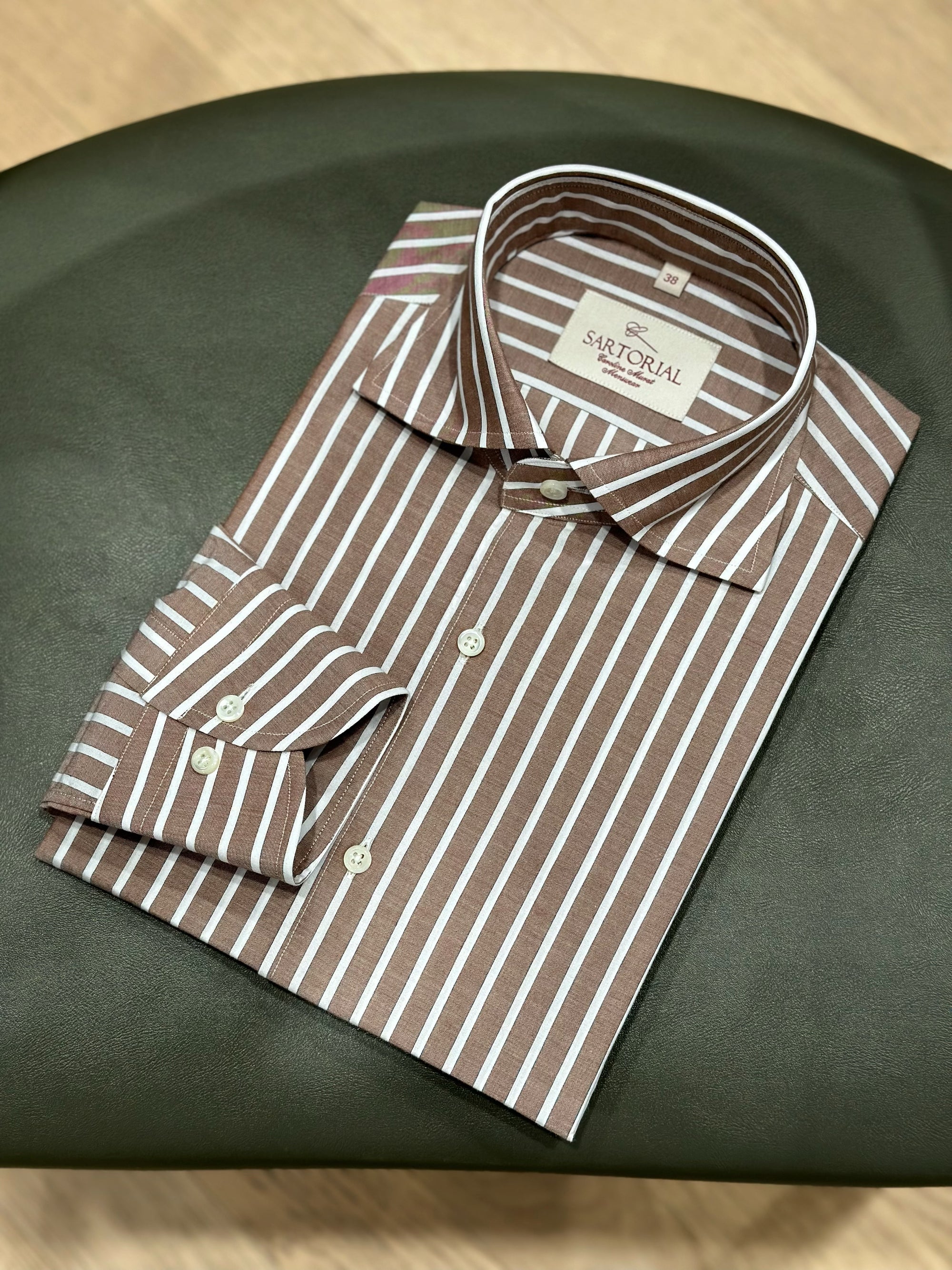 MTO Retro Stripe Cotton Shirt