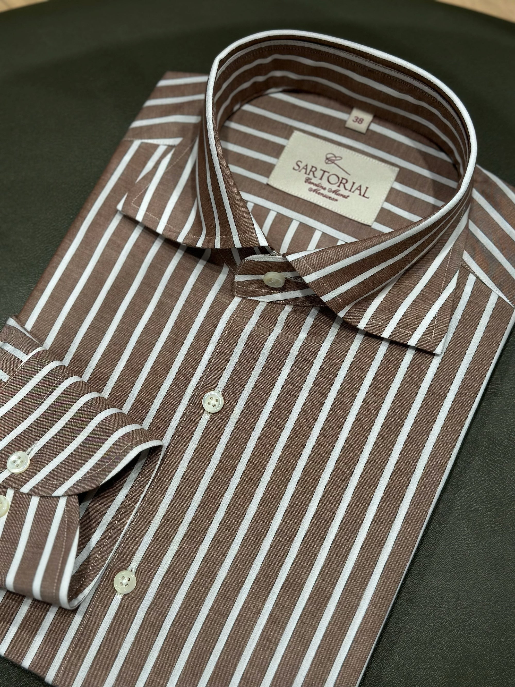 MTO Retro Stripe Cotton Shirt