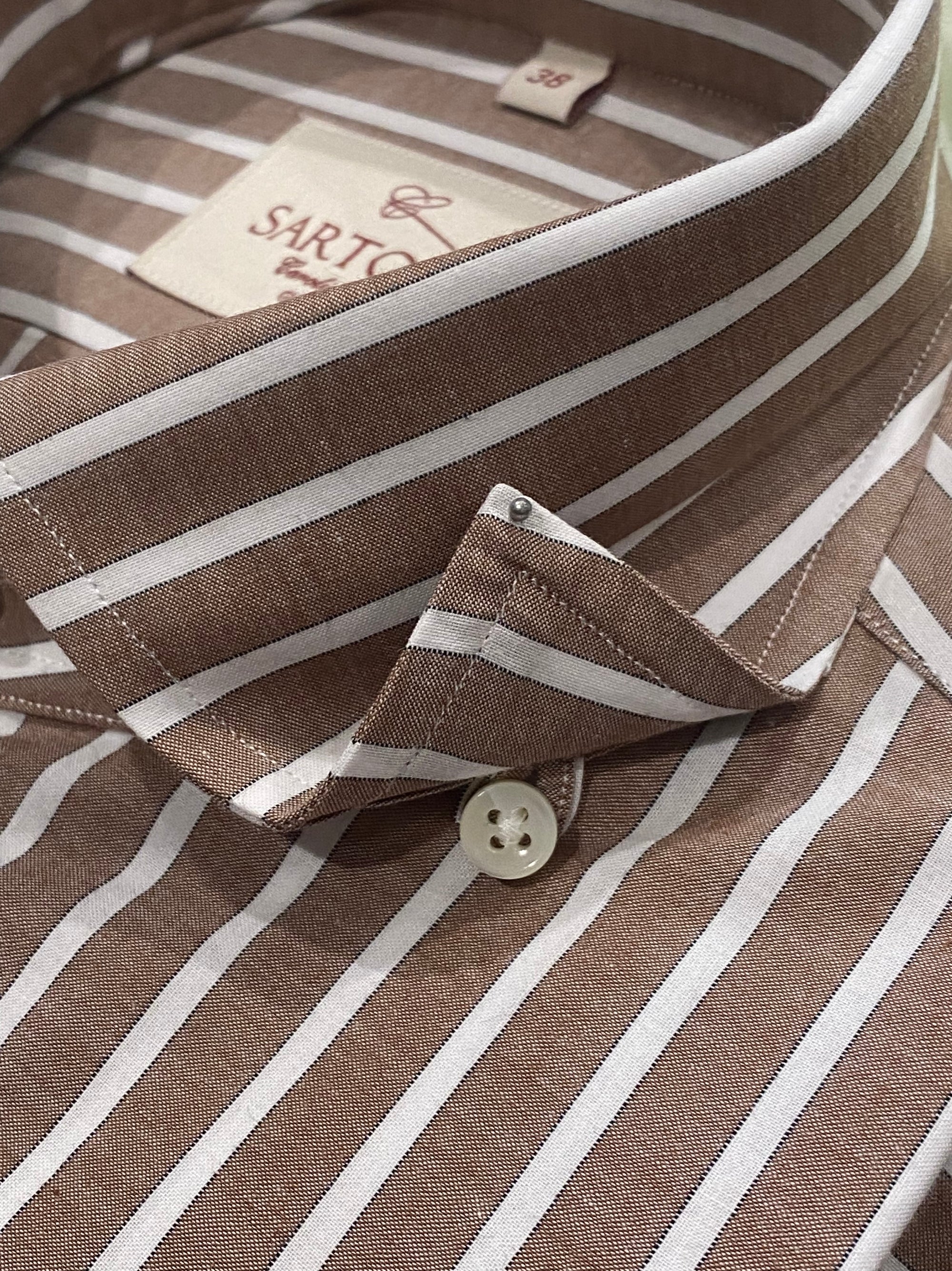 MTO Retro Stripe Cotton Shirt