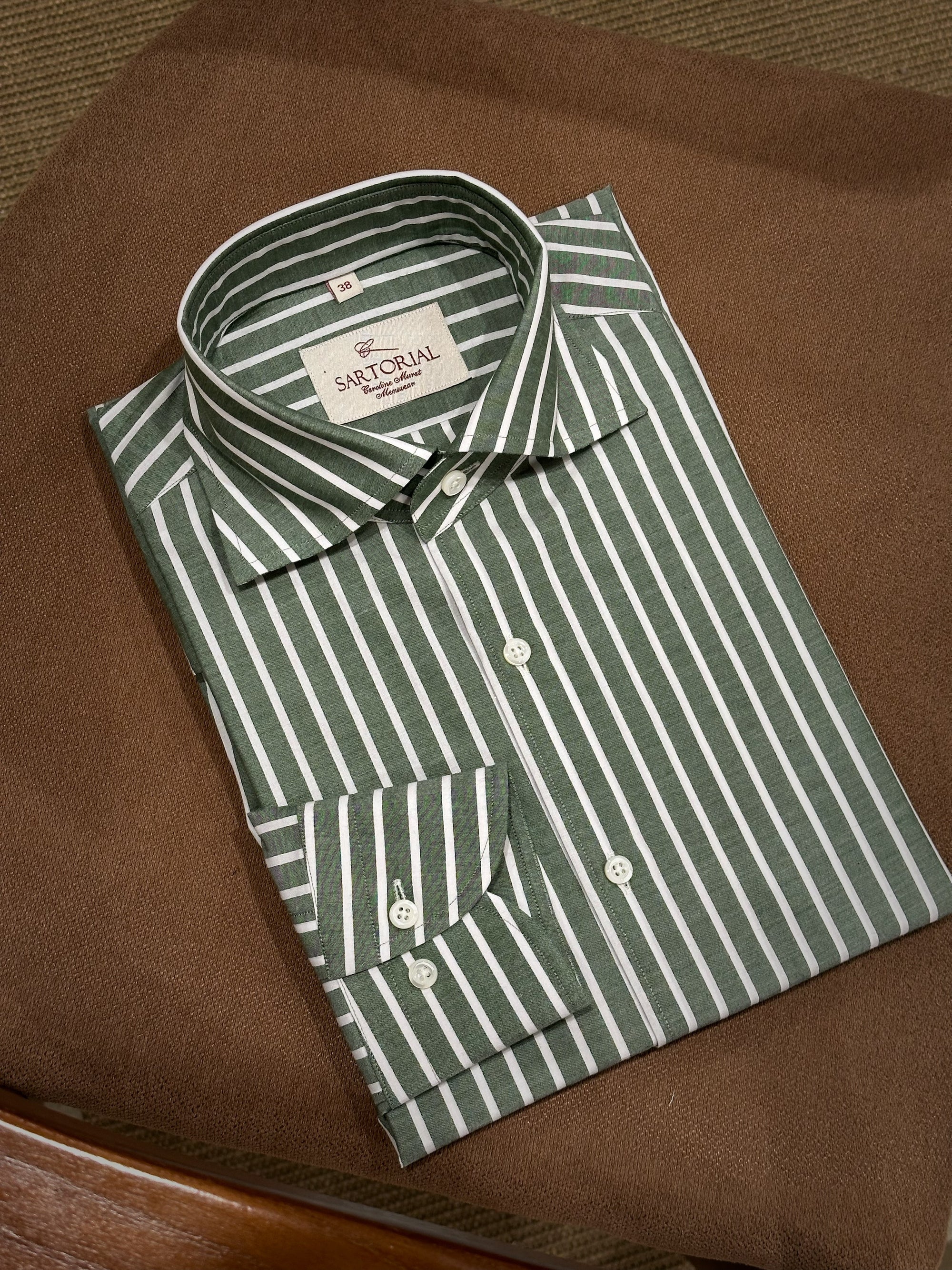 MTO Stripe Cotton Shirt