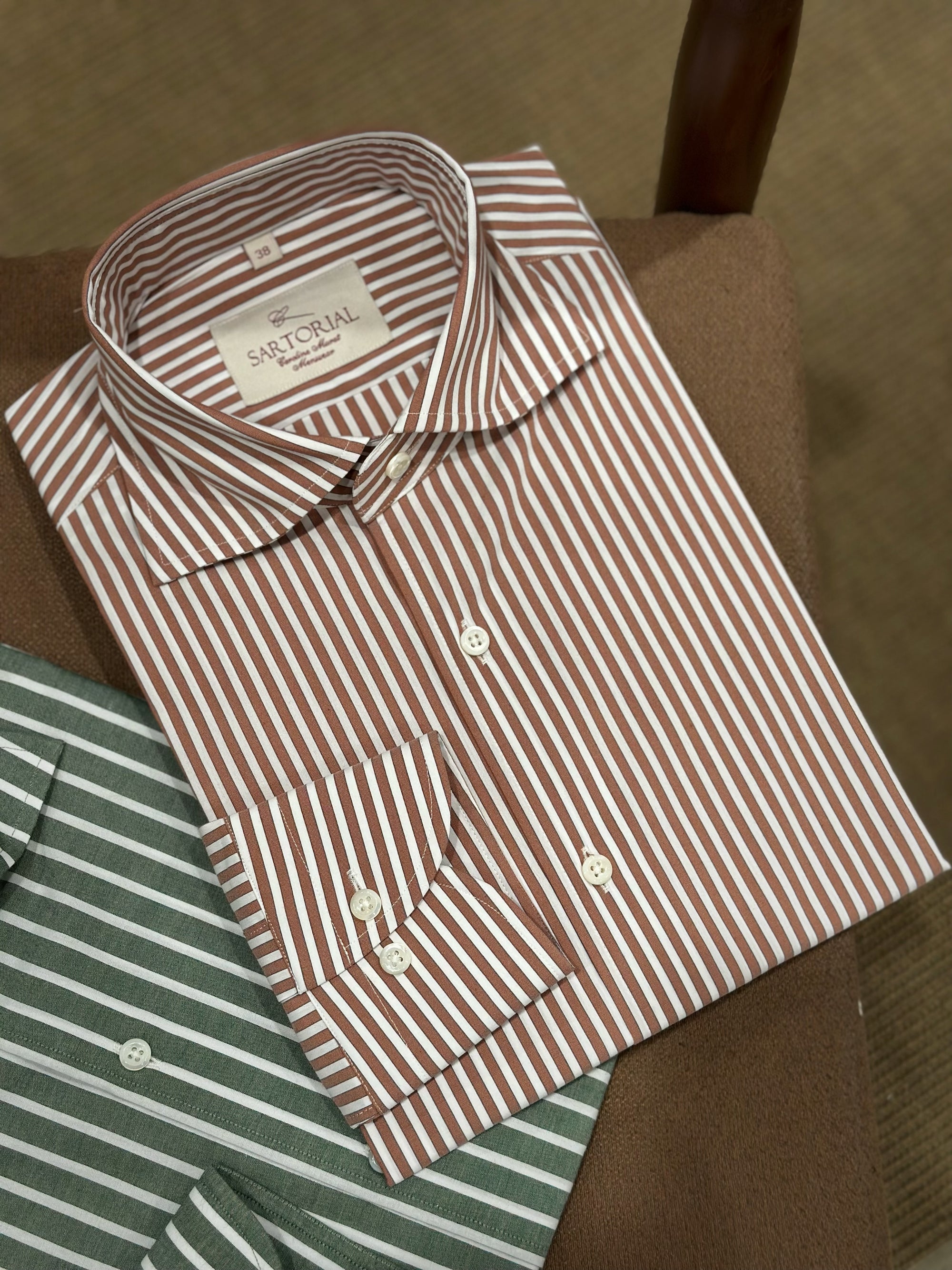 MTO Stripe Cotton Shirt